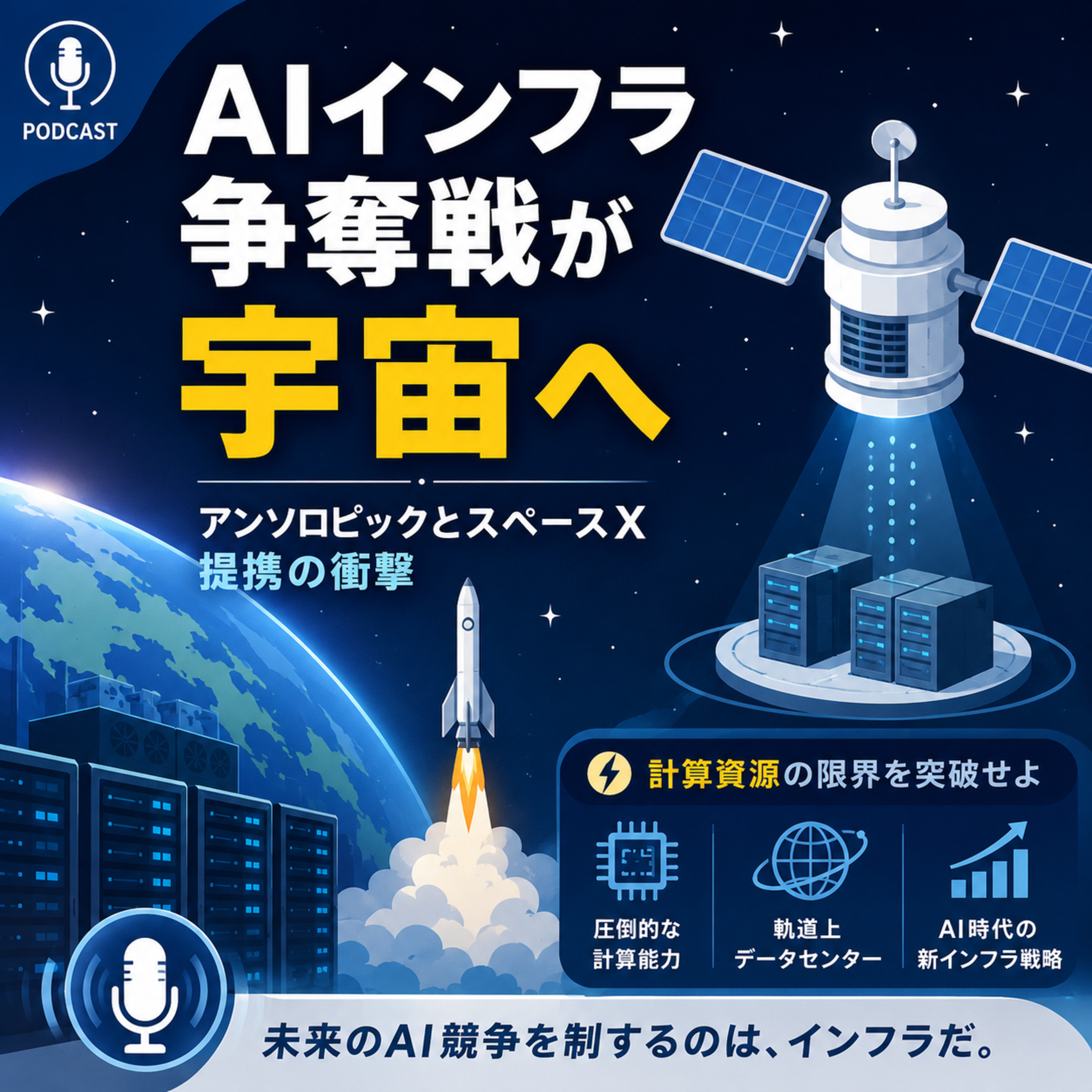 AIインフラ争奪戦が宇宙へ　アンソロピックとスペースX提携の衝撃
