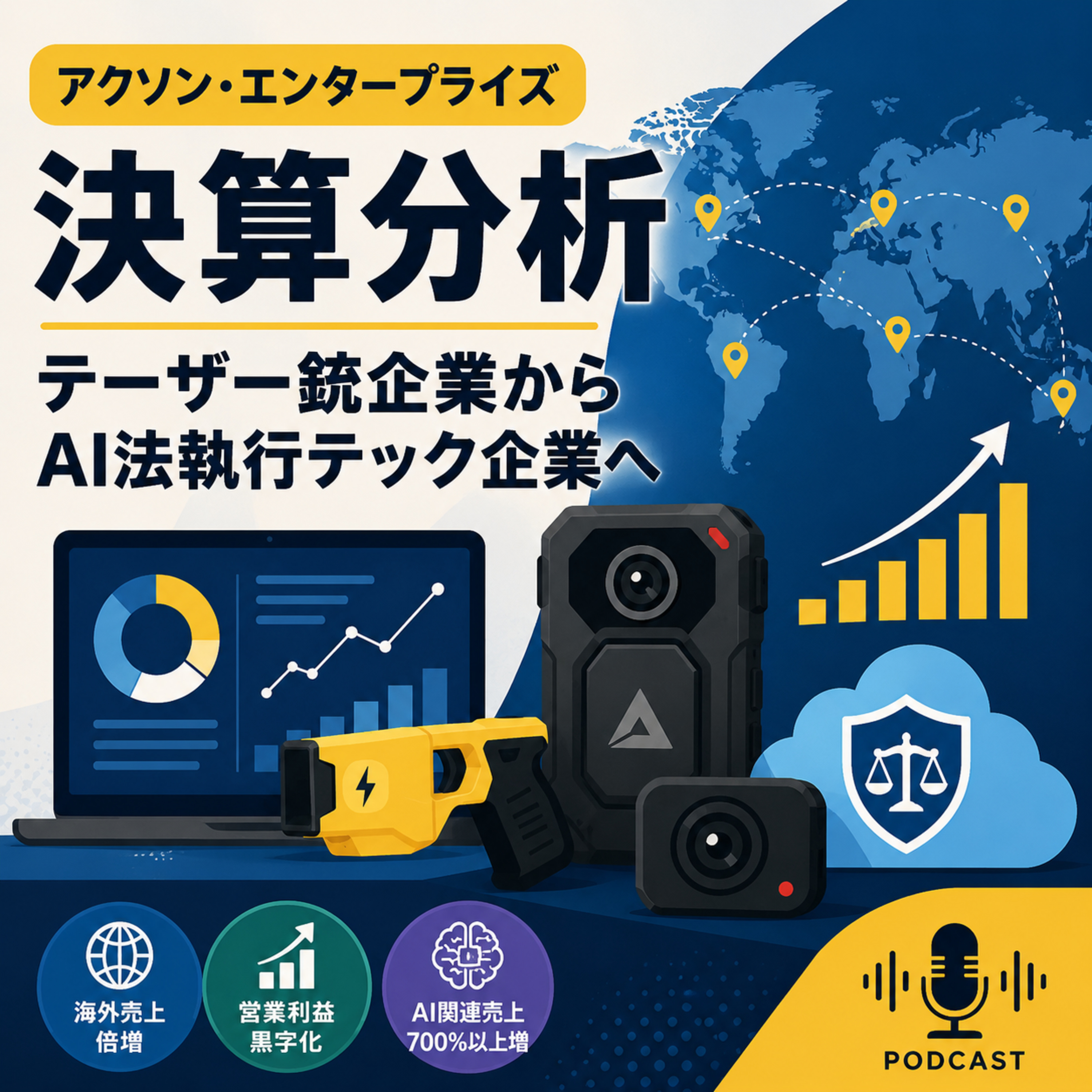 アクソン・エンタープライズ決算分析　テーザー銃企業からAI法執行テック企業へ