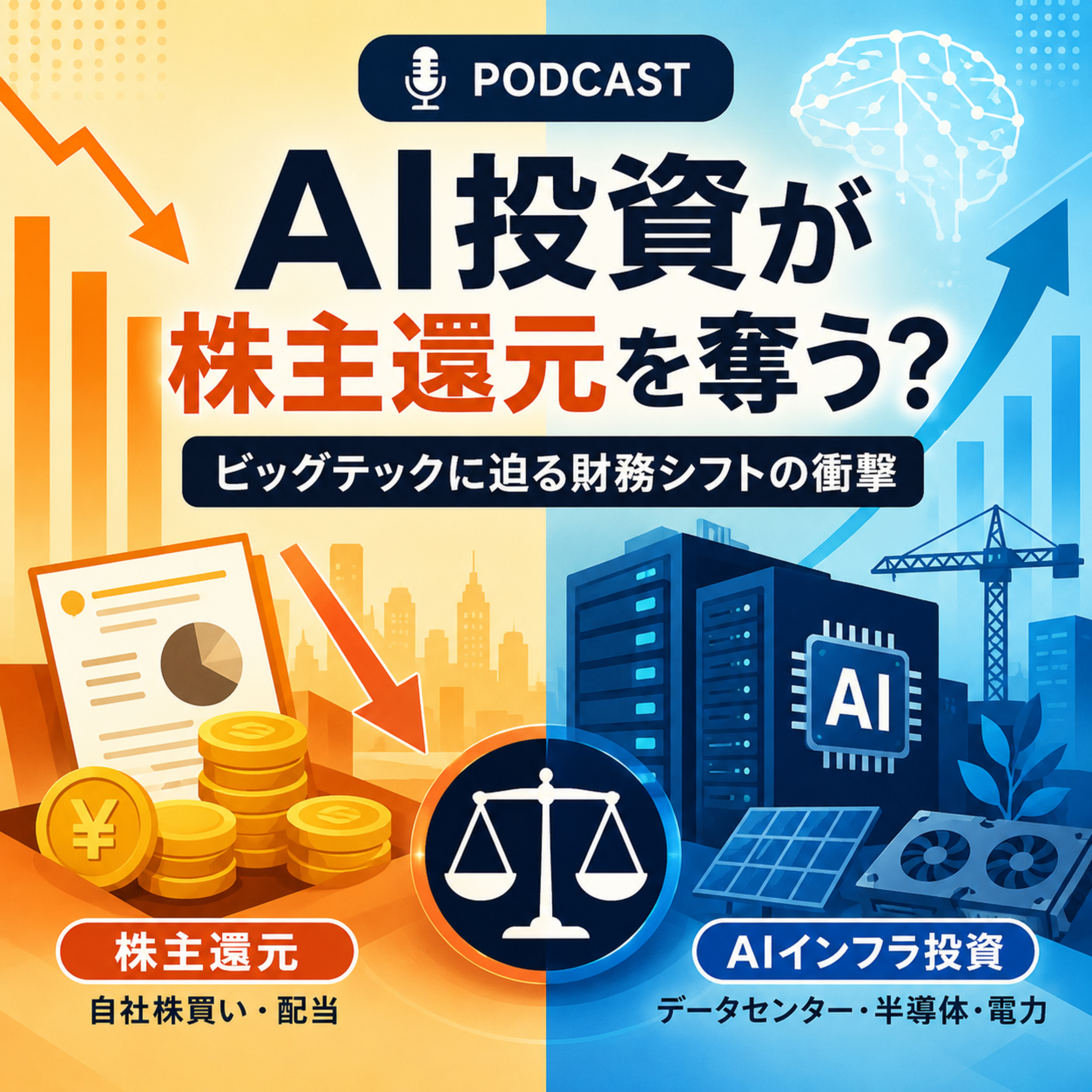 AI投資が株主還元を奪う？ビッグテックに迫る財務シフトの衝撃