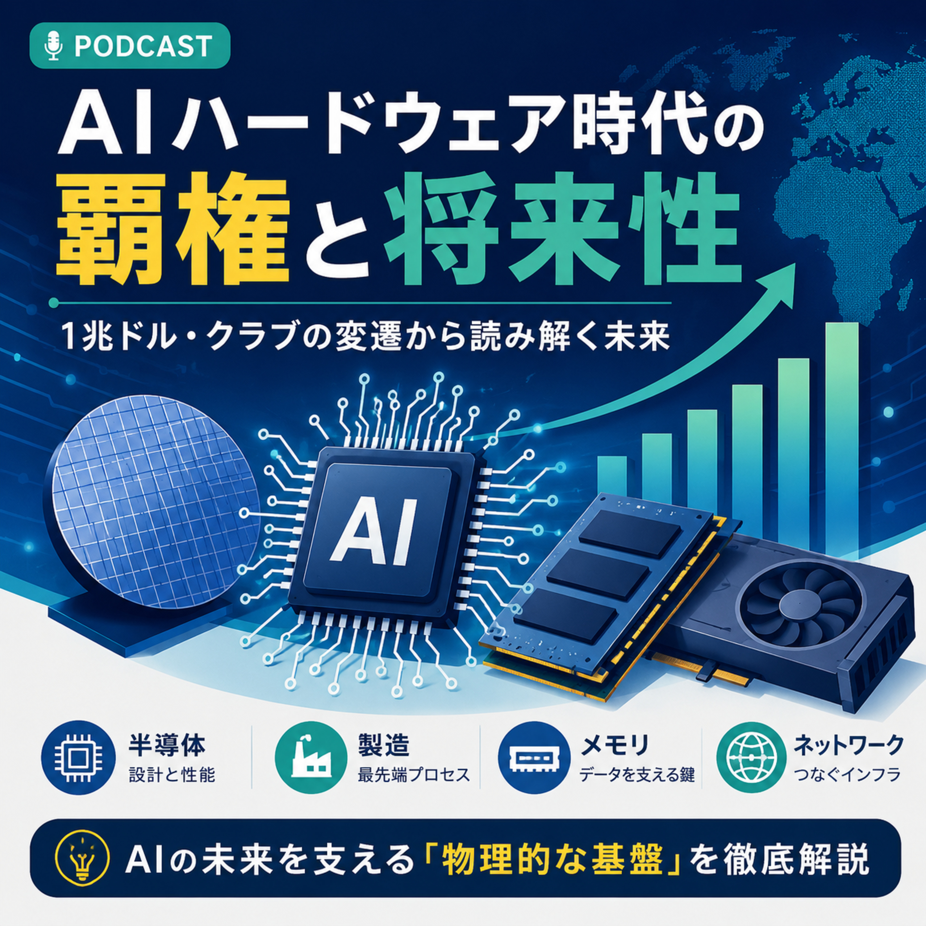「1兆ドル・クラブ」の変遷が示すAIハードウェア時代の主役交代