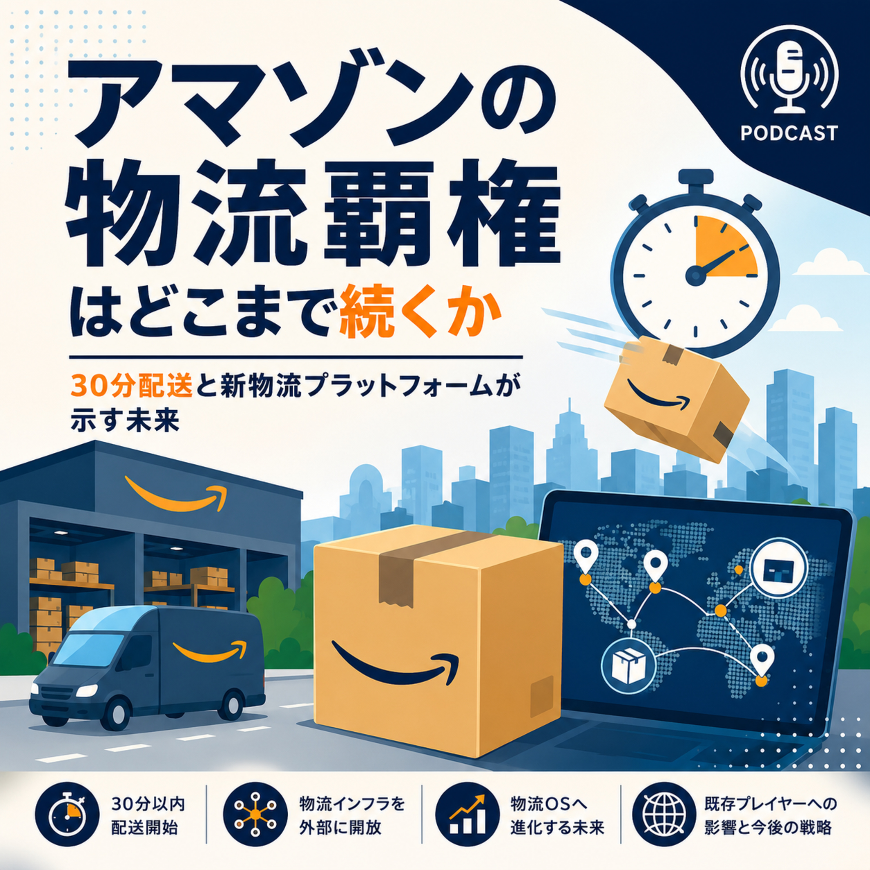 アマゾンは物流業界の覇者になれるか　30分配送とASCSが示す新たな成長戦略
