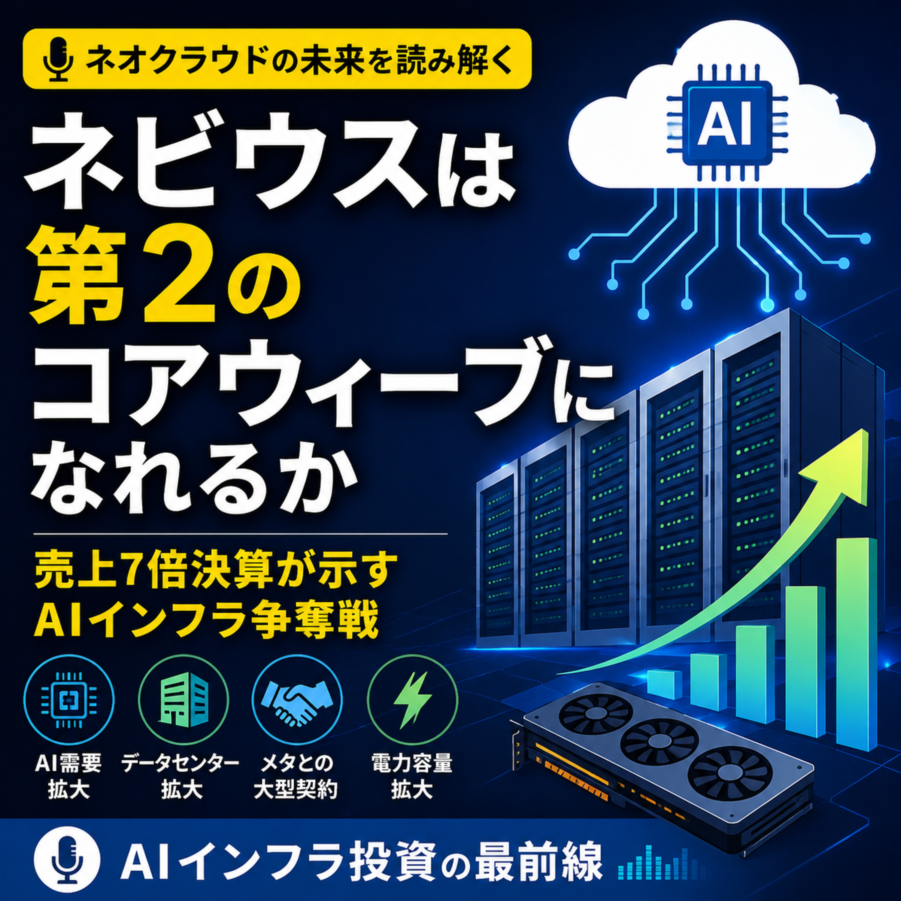 ネビウスは第2のコアウィーブになれるか　売上7倍決算が示すAIインフラ争奪戦