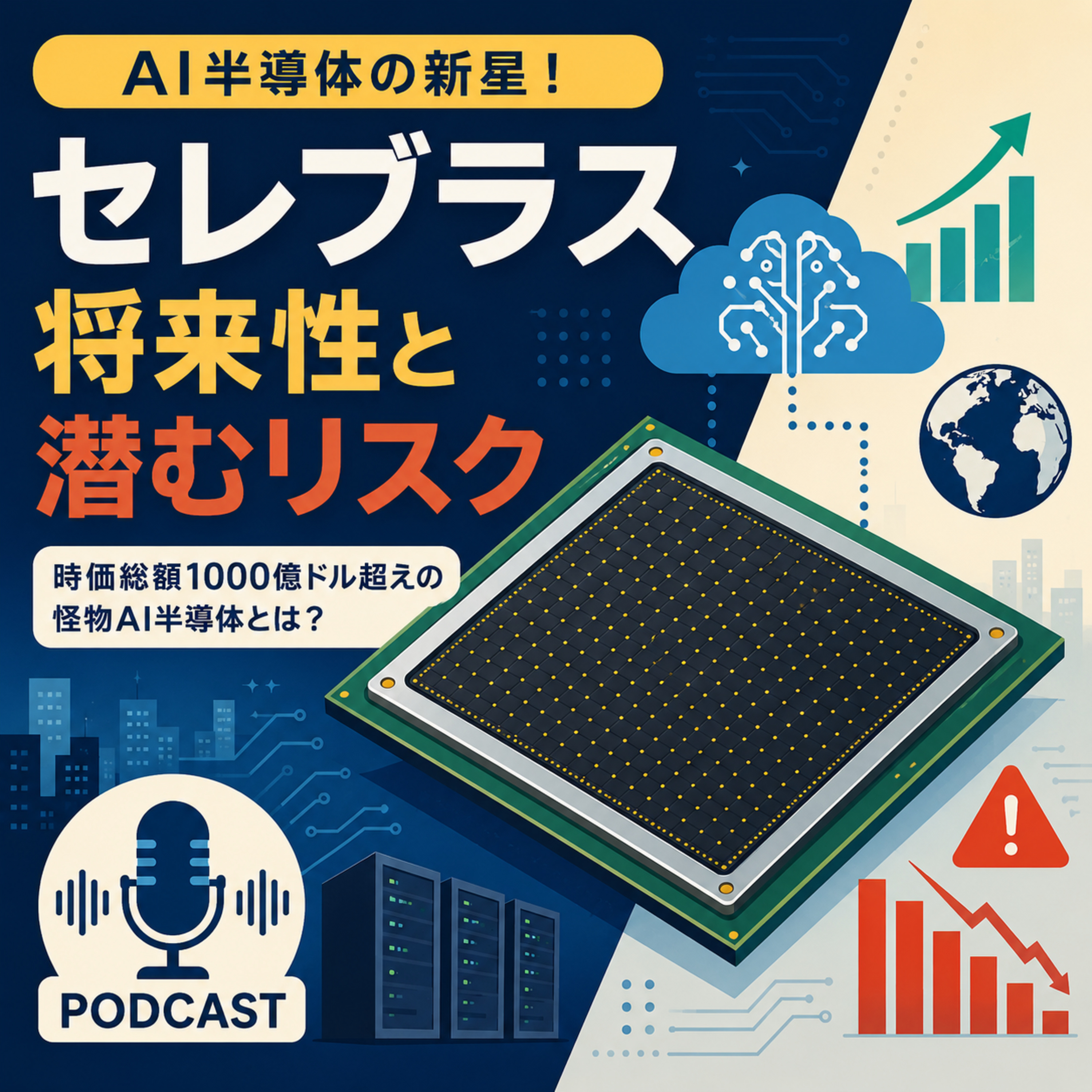 時価総額1000億ドル超えのAI半導体株セレブラス　エヌビディア対抗馬の将来性とリスク