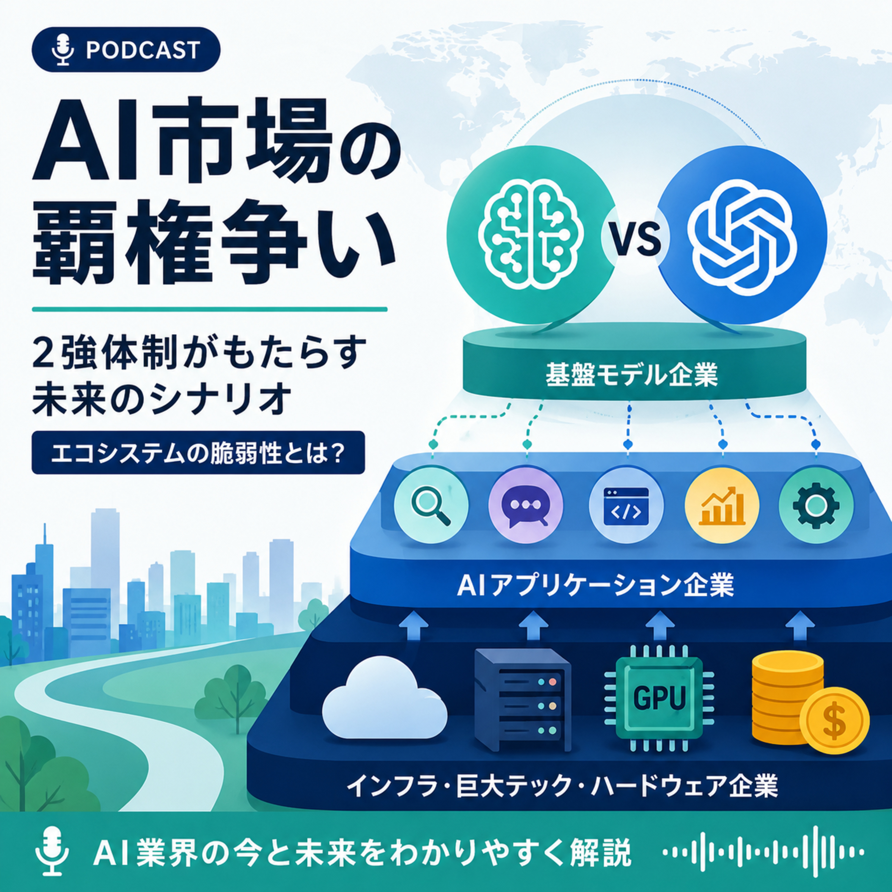 AI市場の覇権争いが本格化　アンソロピックとオープンAIの2強体制が示す未来