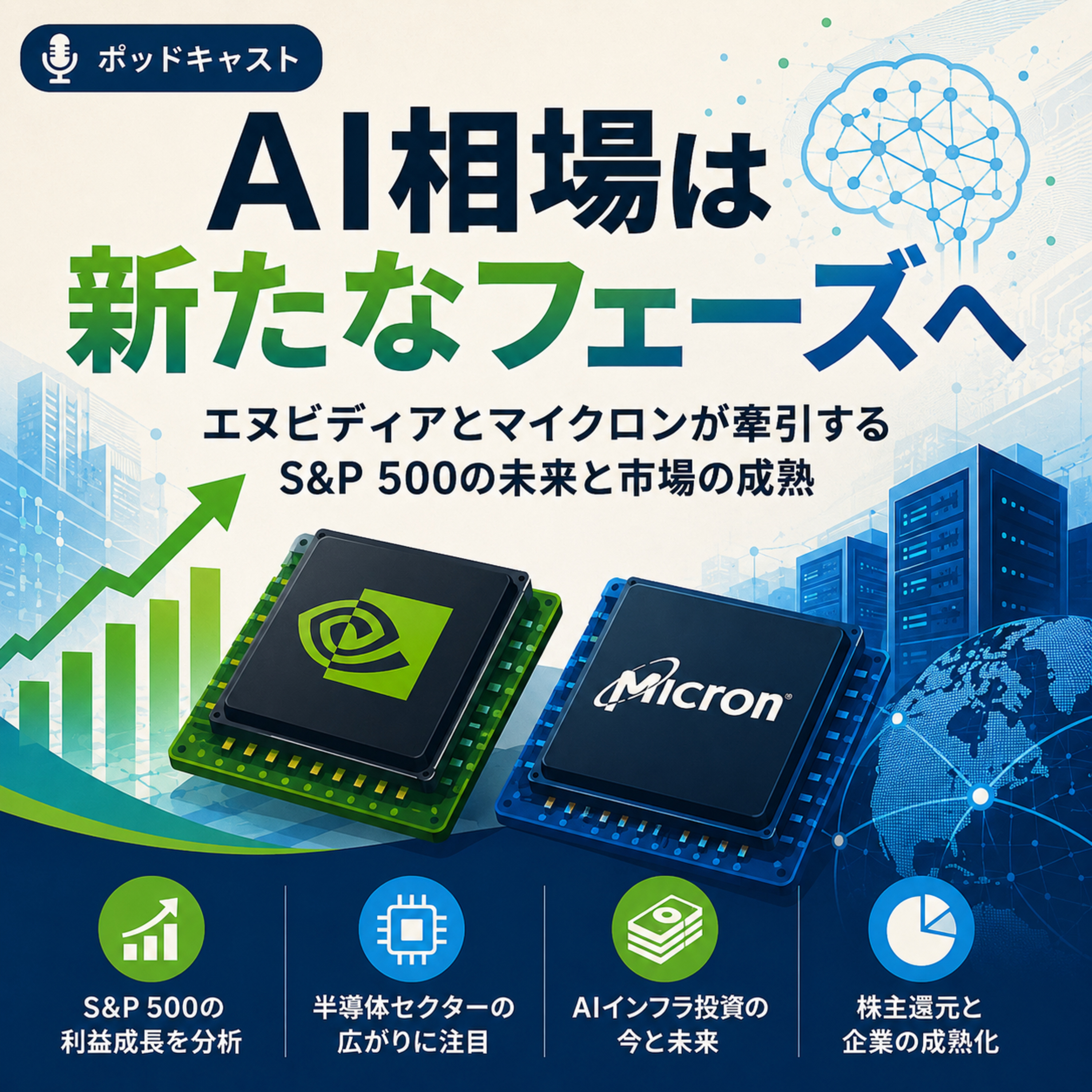 AI相場は新たなフェーズへ　エヌビディアとマイクロンが示すS&P 500の次の成長軸