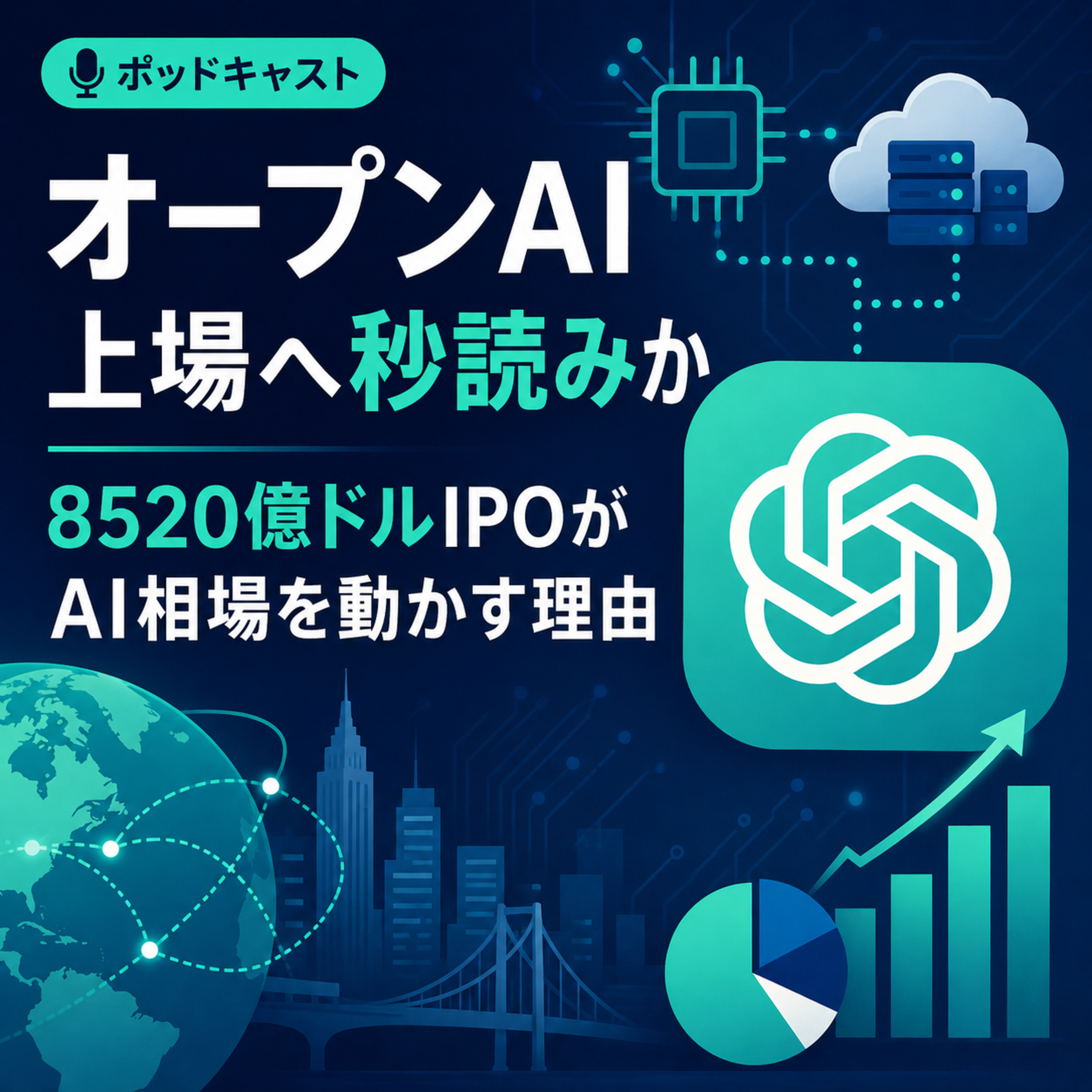 オープンAI上場へ秒読みか　8520億ドルIPOがAI相場を動かす理由