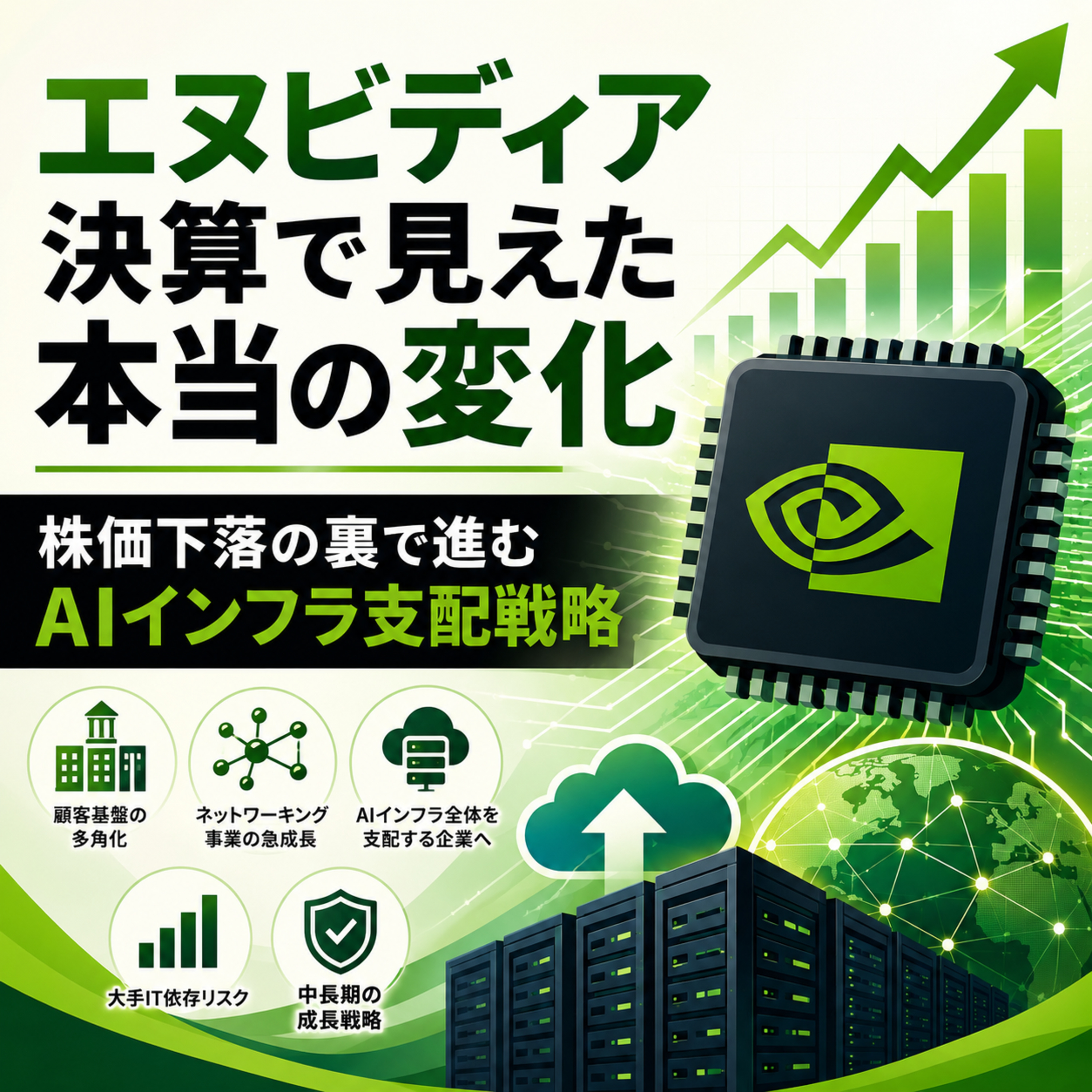 エヌビディア決算で見えた本当の変化　株価下落の裏で進むAIインフラ支配戦略