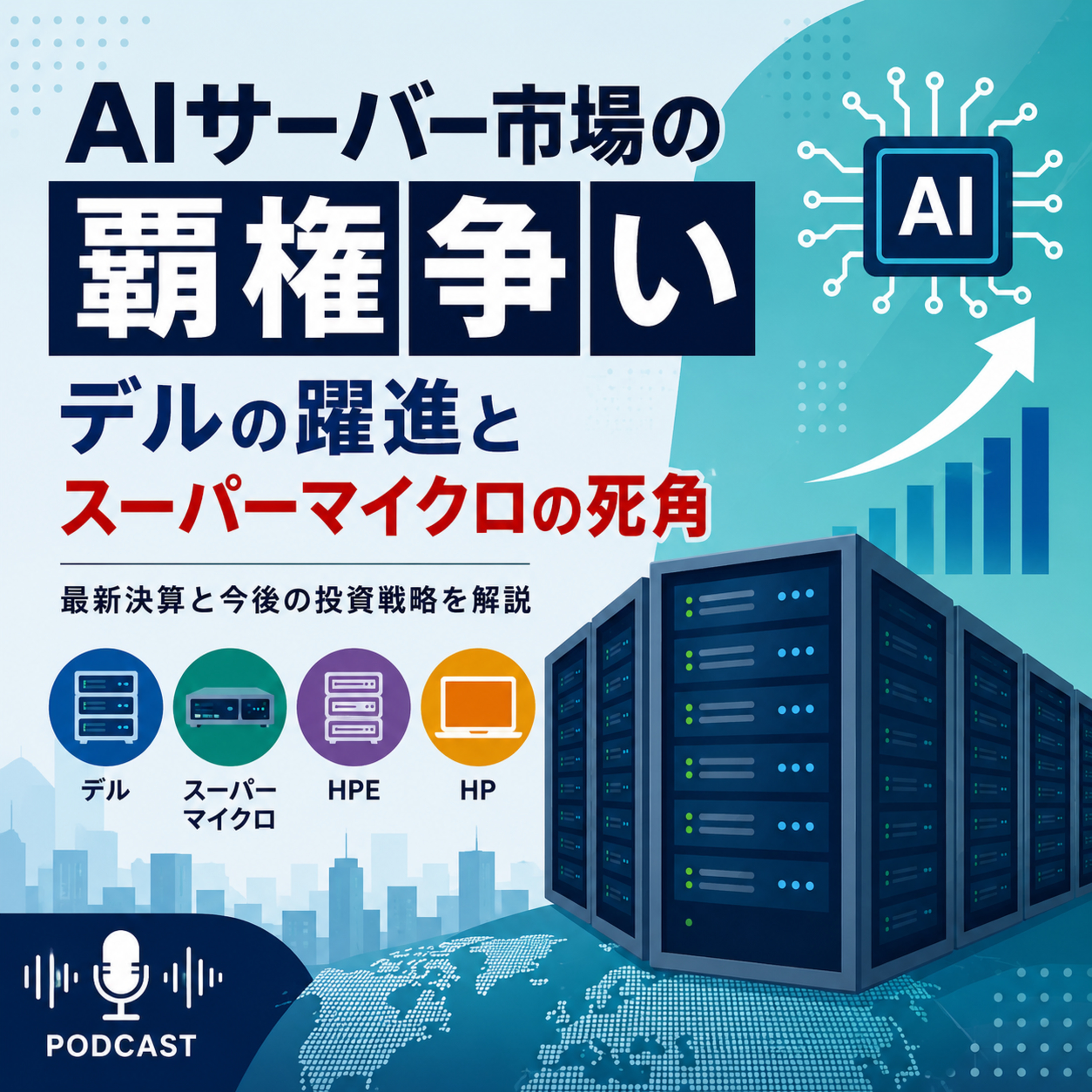 AIサーバー市場の覇権争い　デルの躍進とスーパーマイクロの死角