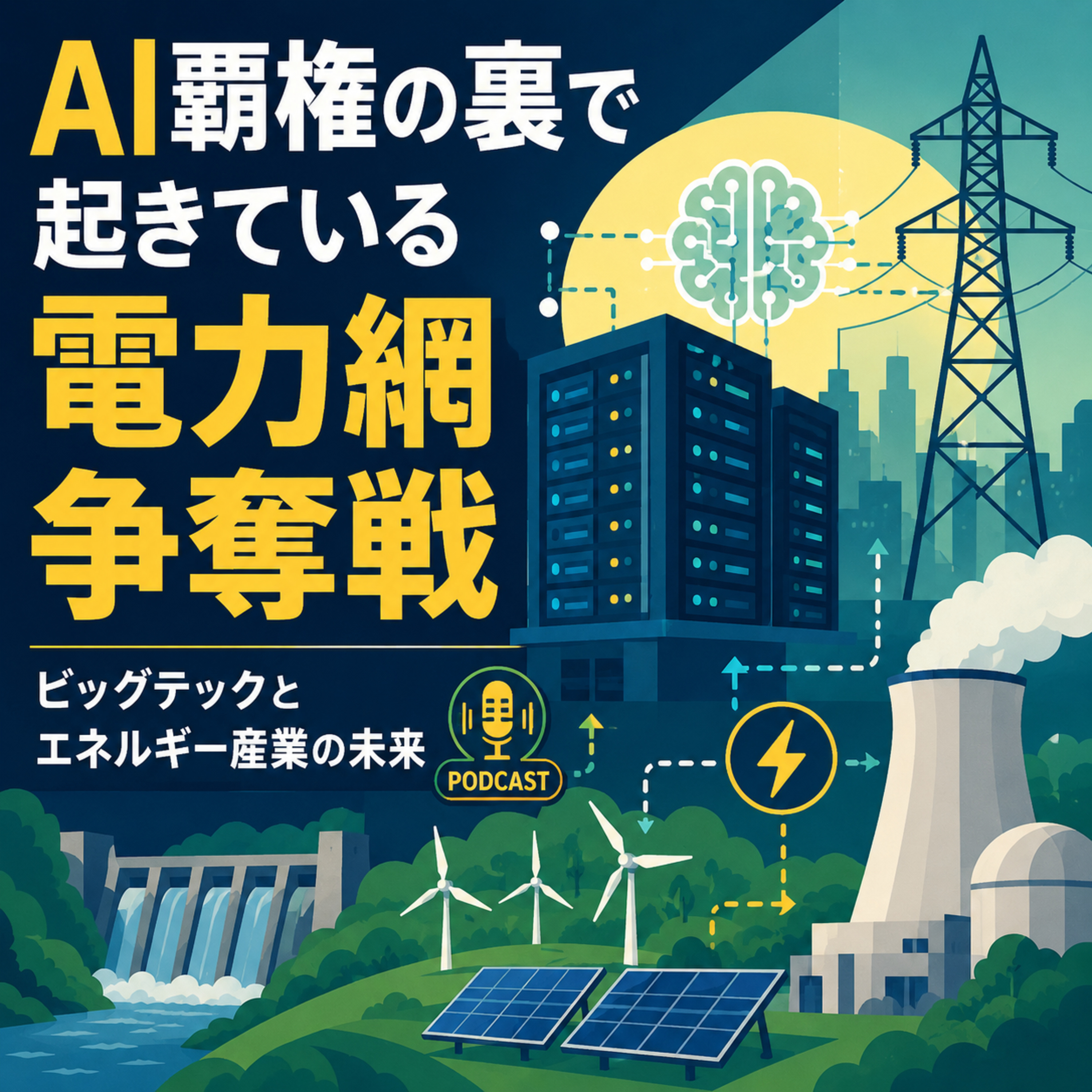 AI覇権の裏で起きている電力網争奪戦　ビッグテックとエネルギー産業の未来