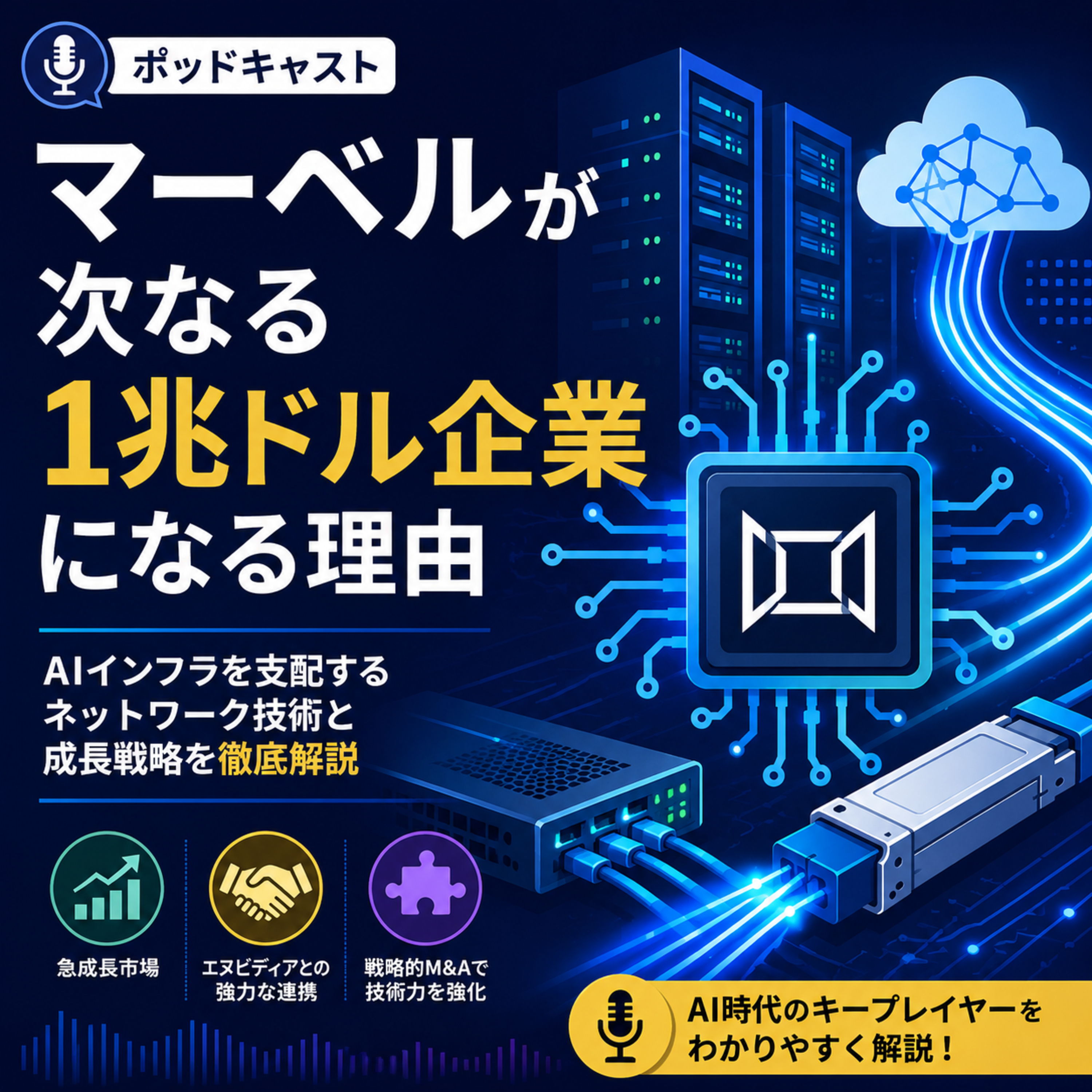 エヌビディアCEOが「次なる1兆ドル企業」と予言。マーベル・テクノロジーが描くAIインフラ支配の青写真