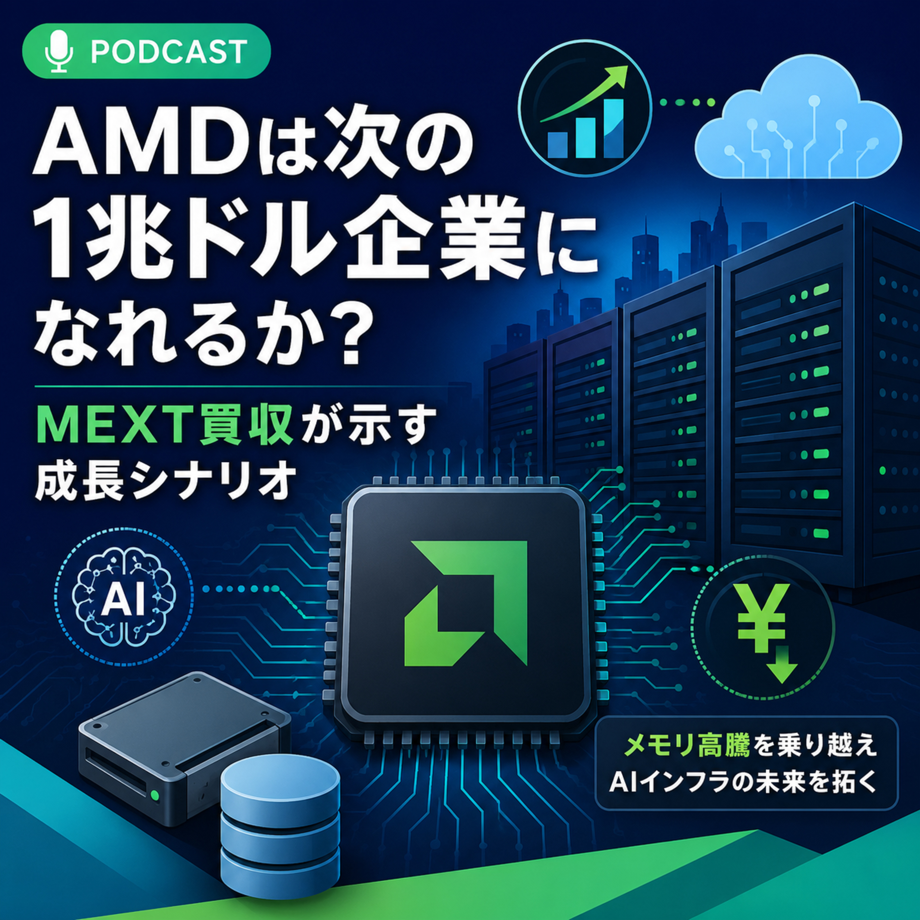 AMDは次の1兆ドル企業になれるか？MEXT買収が示す成長シナリオ
