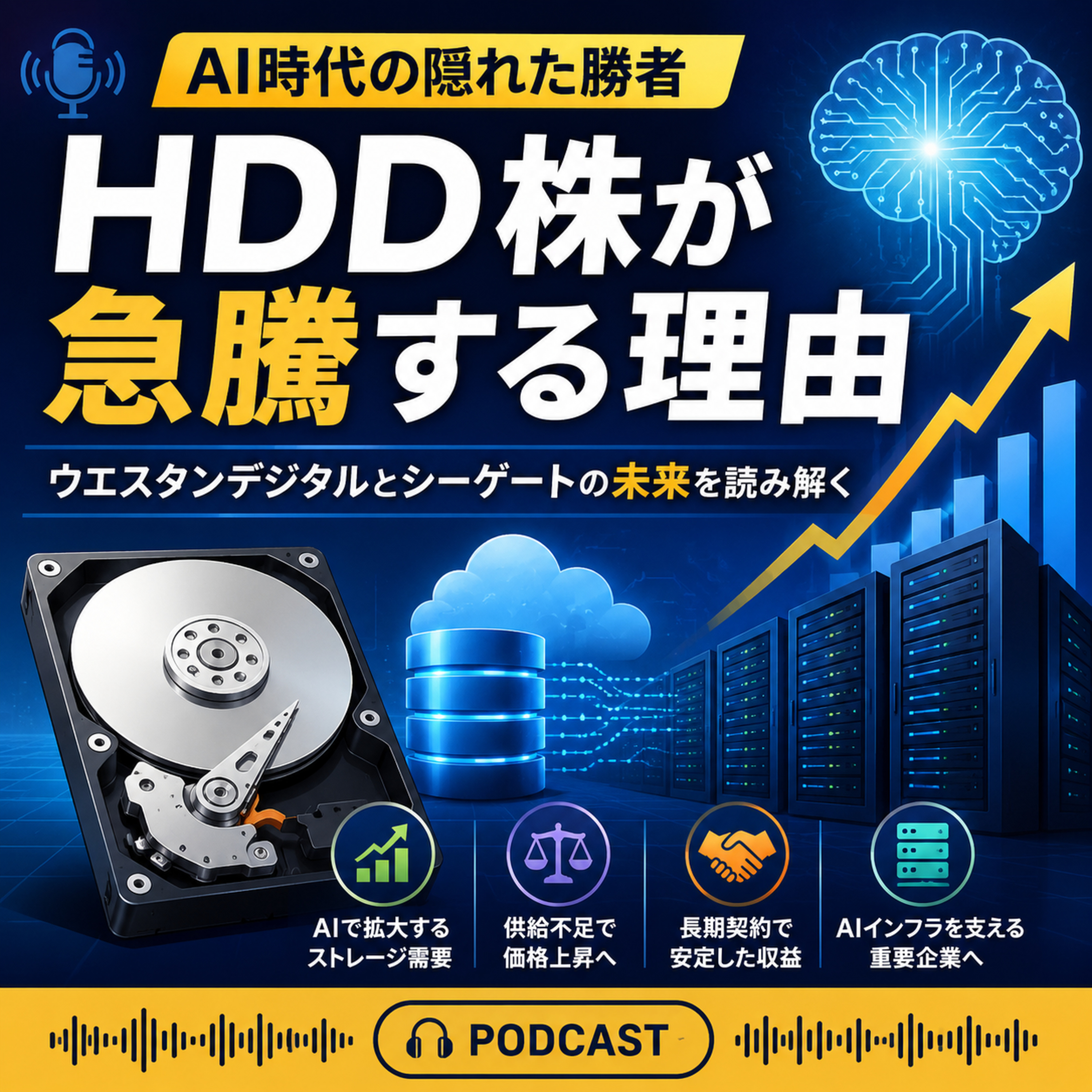 AI時代の10倍株候補？ウエスタンデジタルとシーゲートが急騰する本当の理由