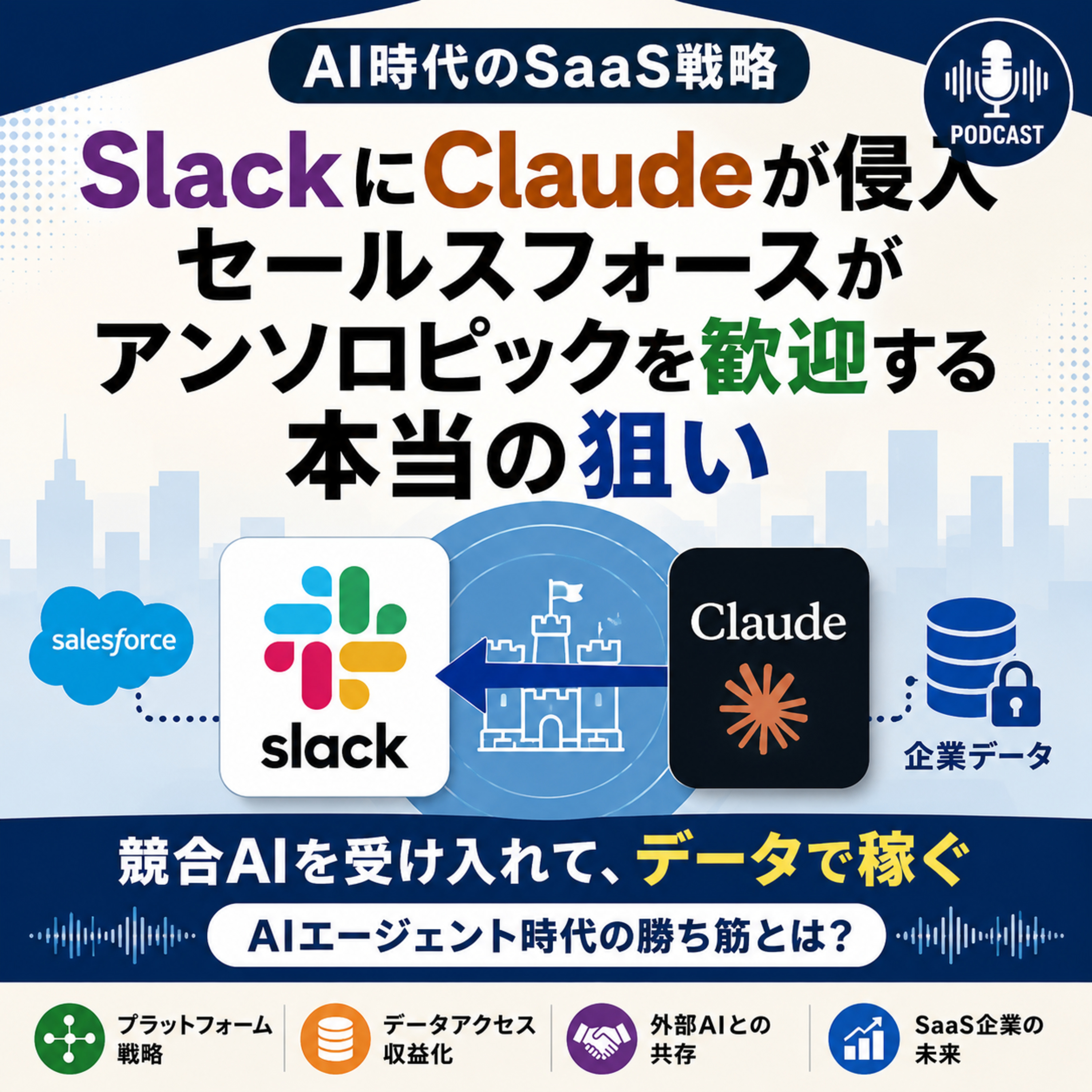 SlackにClaudeが侵入　セールスフォースがアンソロピックを歓迎する本当の狙い episode artwork