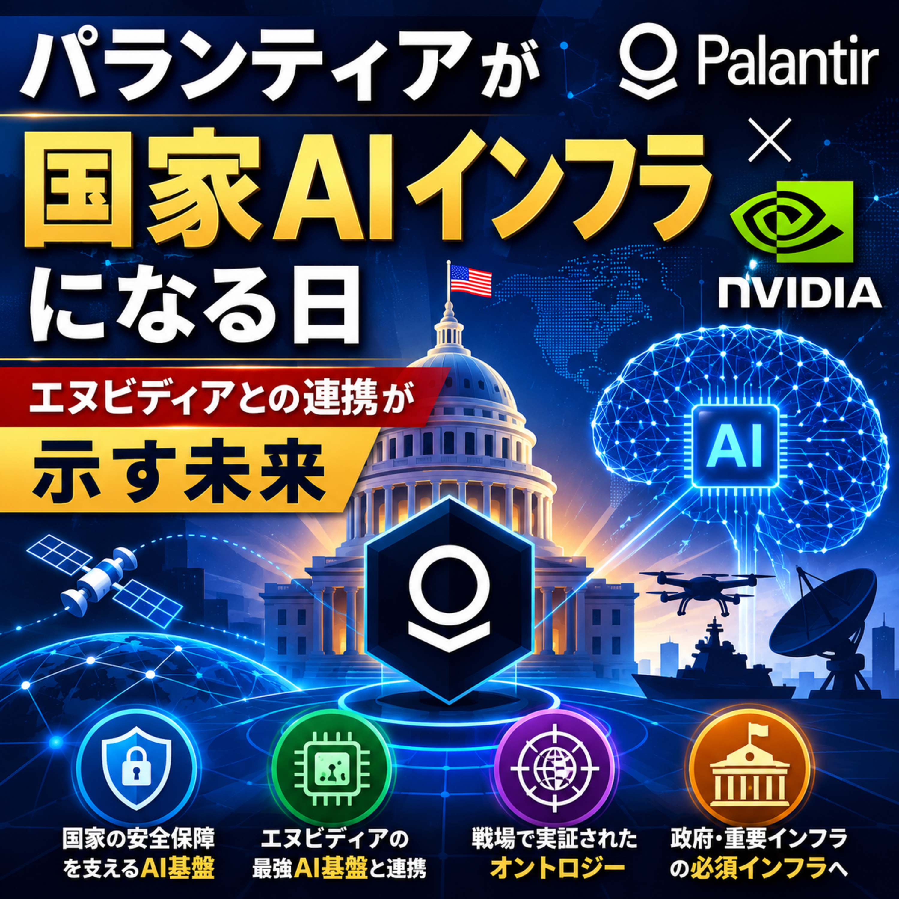 パランティアが国家AIインフラになる日　エヌビディアとの連携が示す未来
