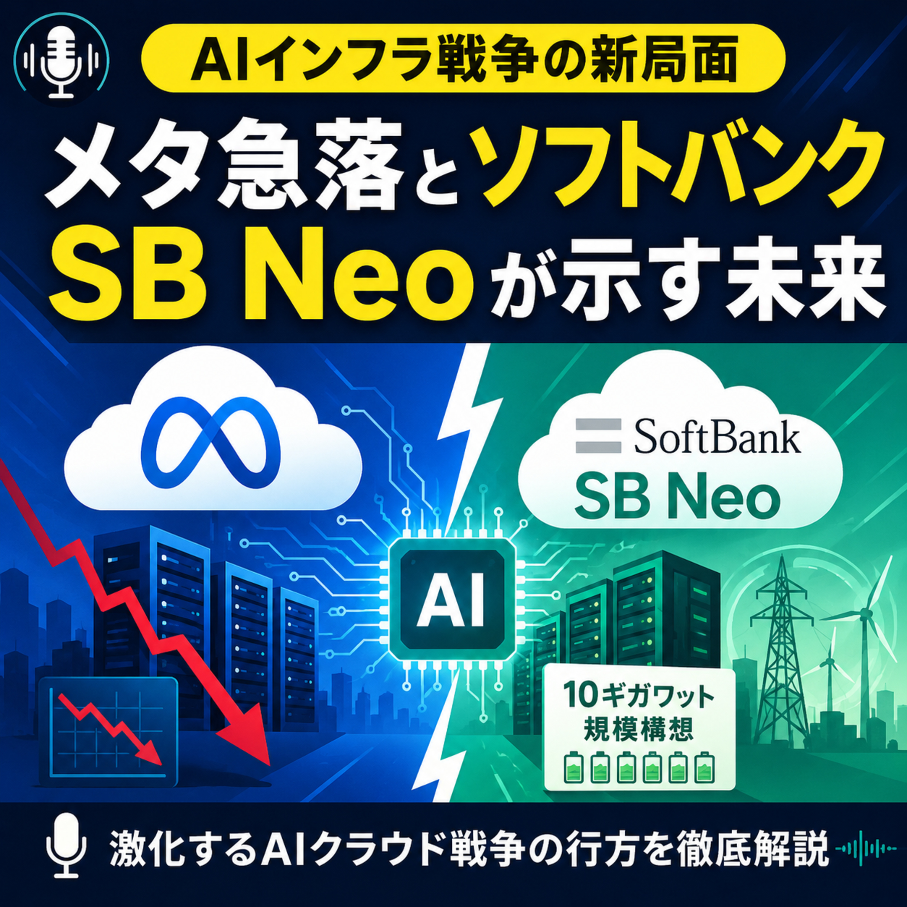 AIクラウド戦争が本格化　メタ急落とソフトバンクSB Neoが示す新局面