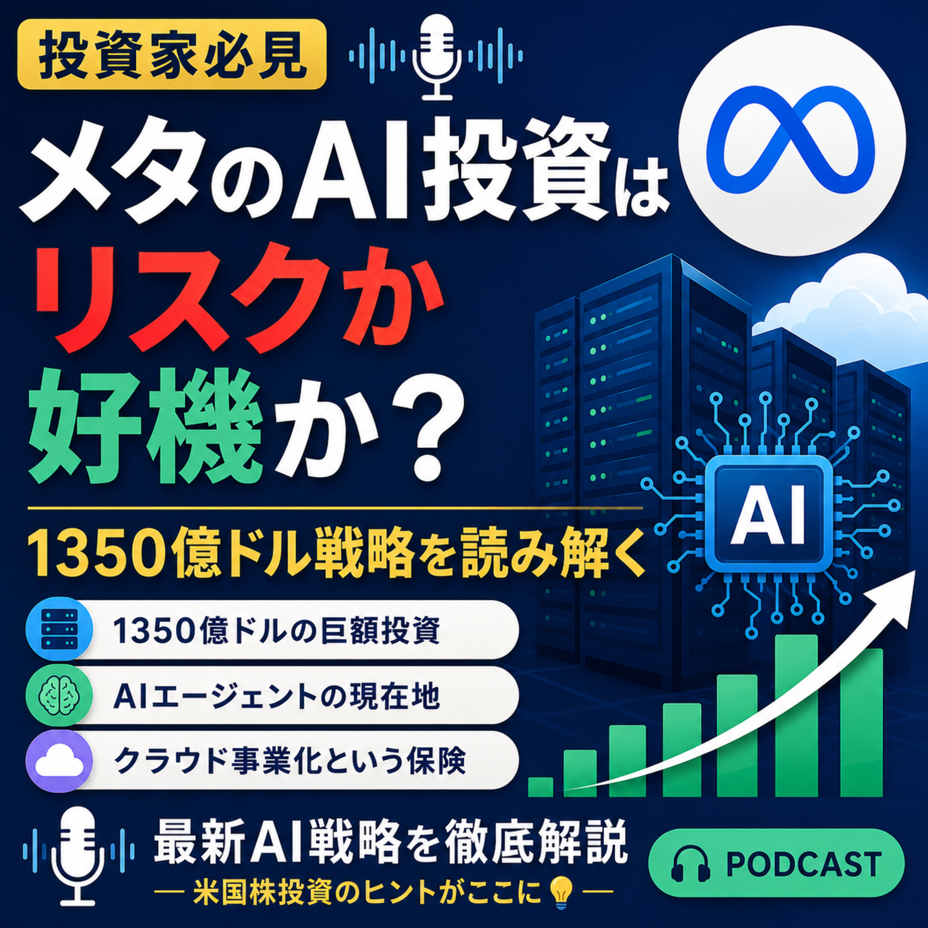 メタのAI投資はリスクか好機か　1350億ドル戦略を読み解く