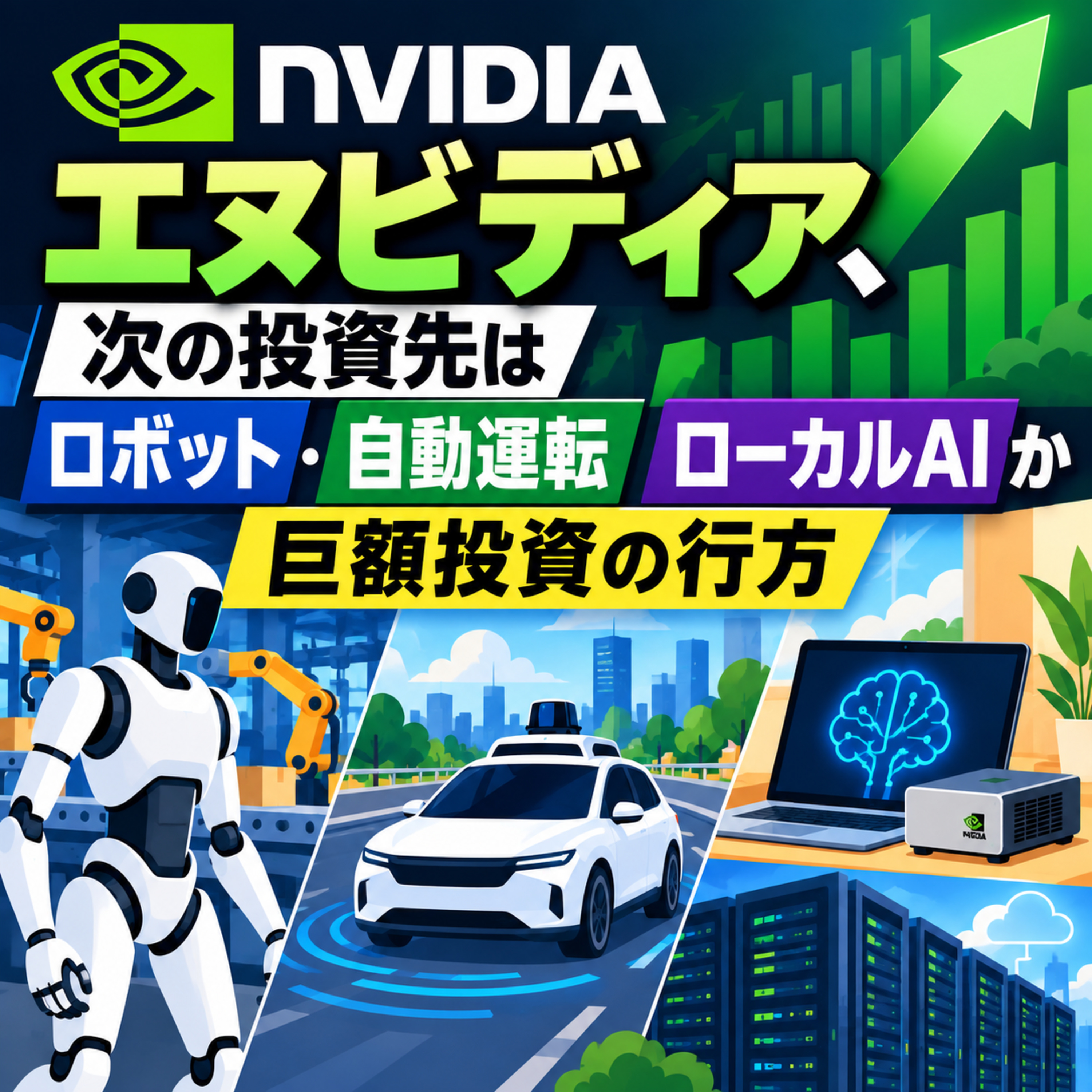 エヌビディア次の投資先はロボット・自動運転・ローカルAIか　巨額投資の行方 episode artwork