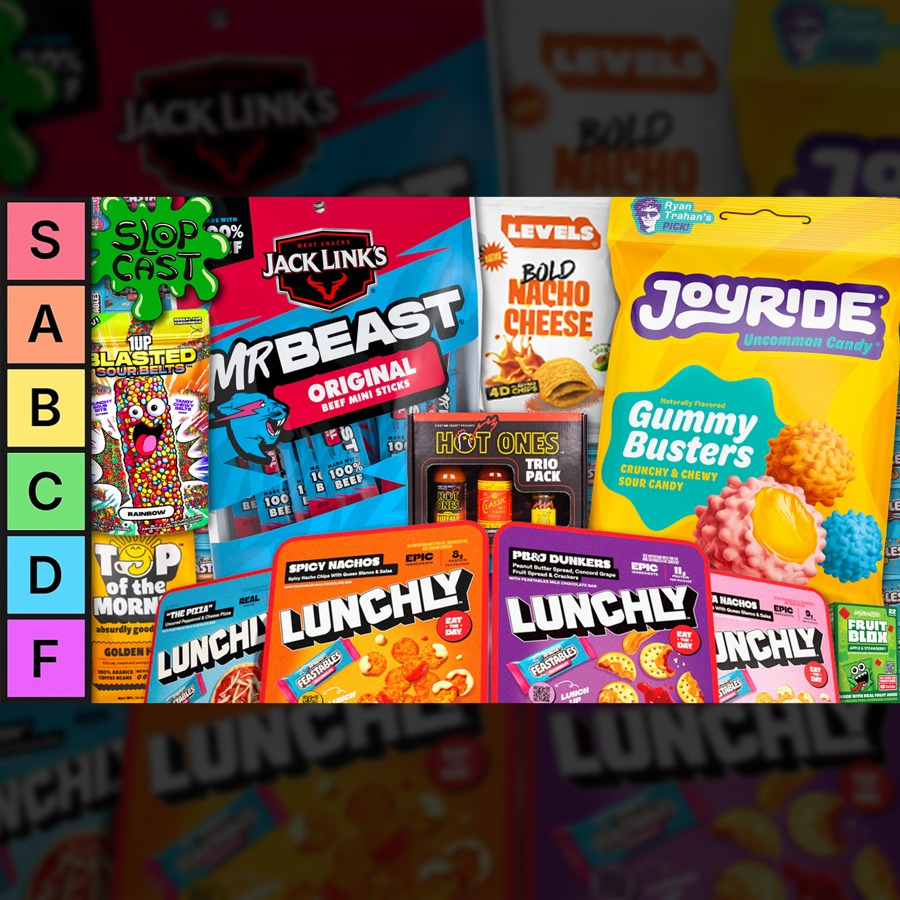 We Ranked Every YouTuber Food - slopcast #12 episode artwork