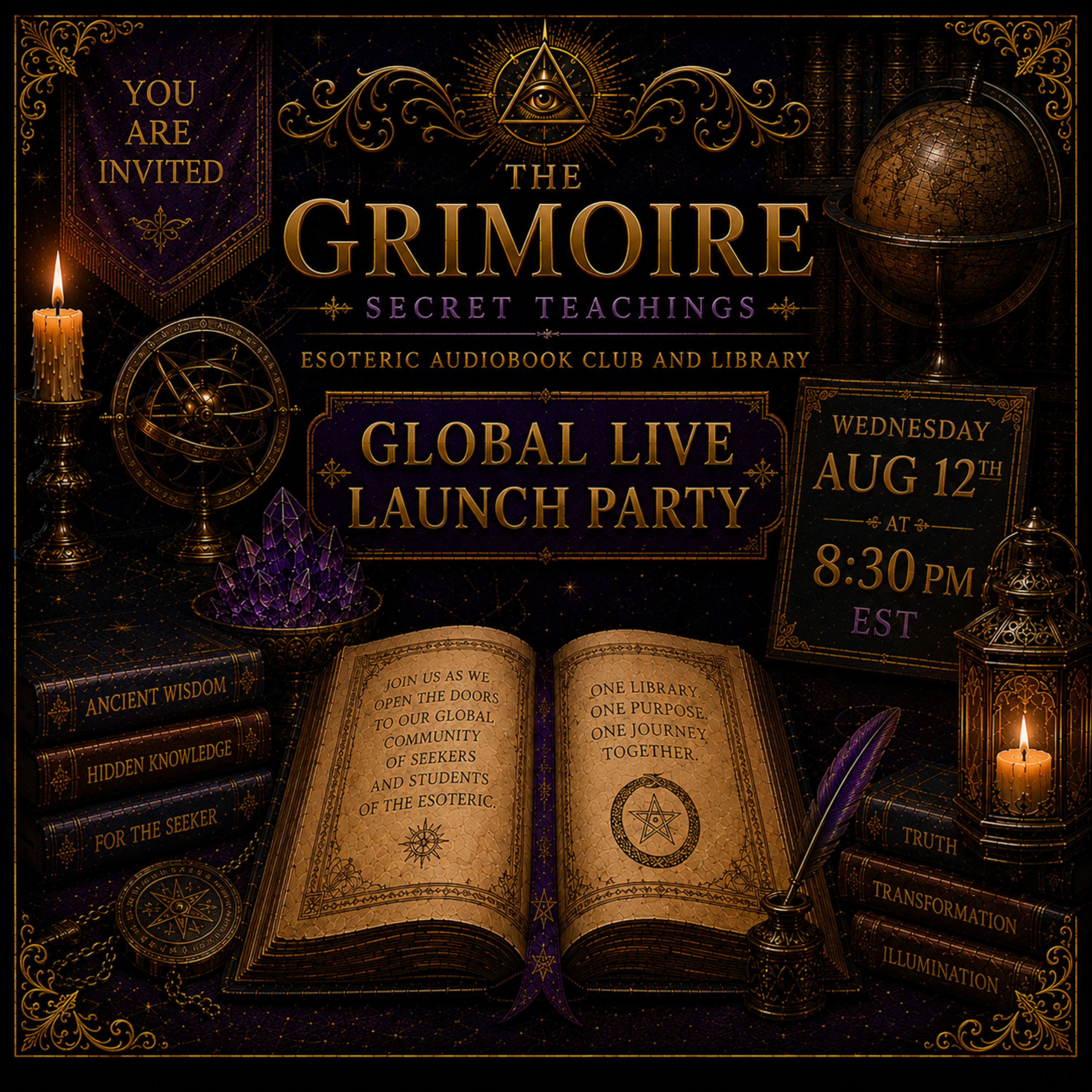 The Grimoire - Secret Teachings Esoteric Audiobook Club and Library | Global Launch Party episode artwork