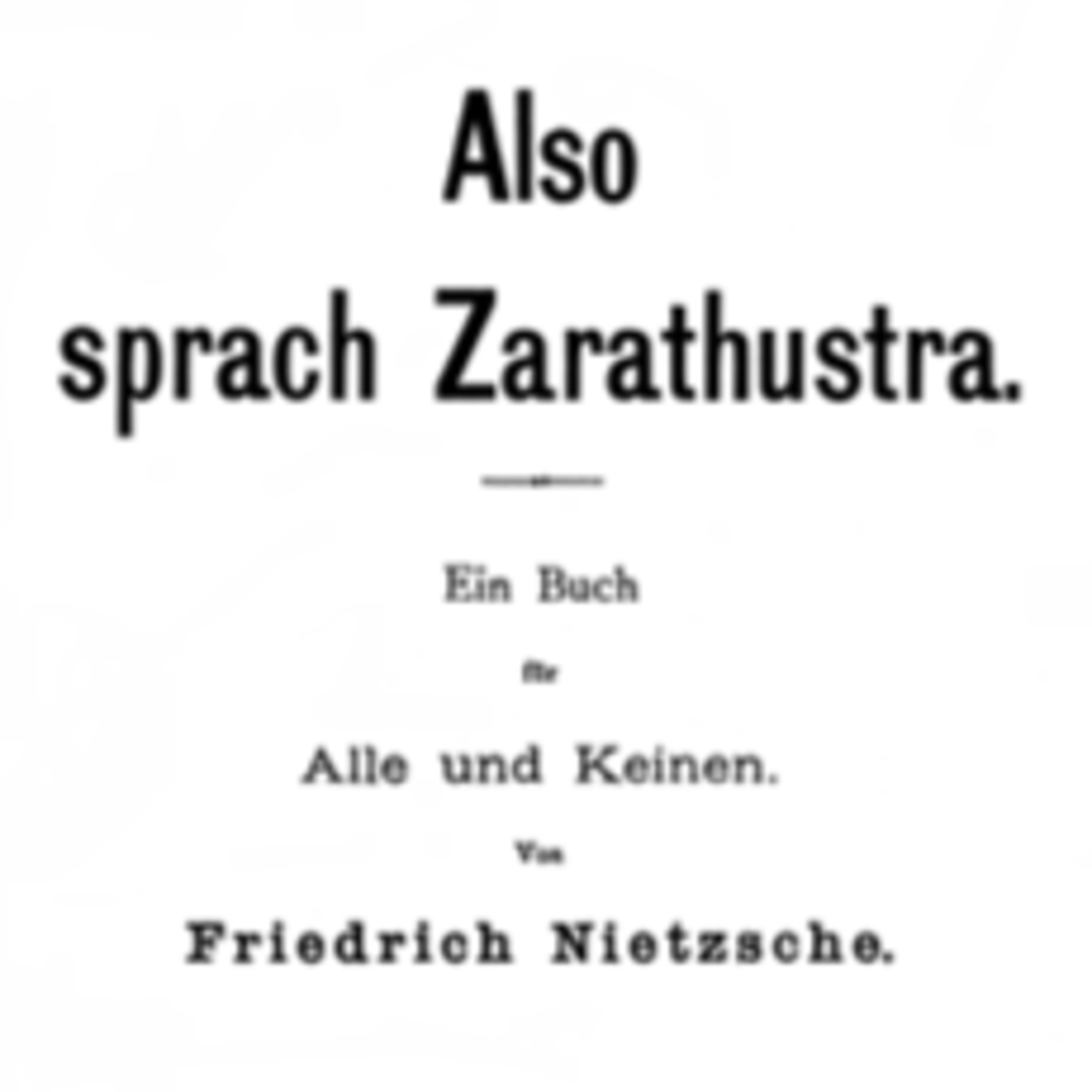 Also sprach Zarathustra - Kapitel 1 - Zarathustra's Vorrede  episode artwork