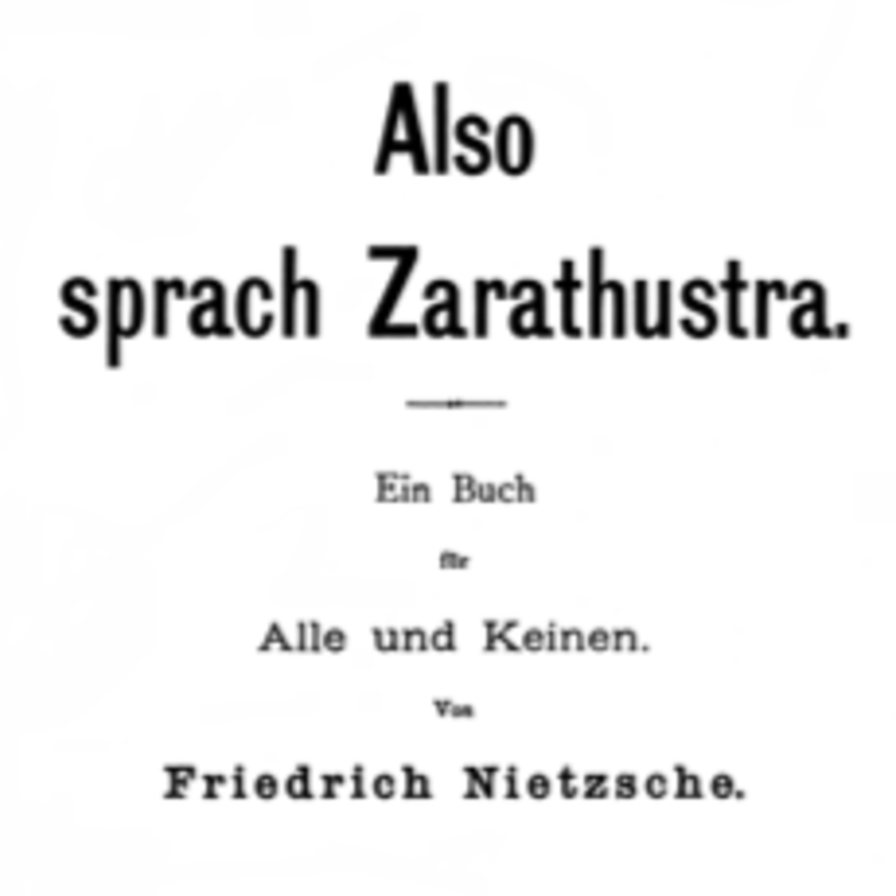 Friedrich Nietzsche Podcast in Deutsch