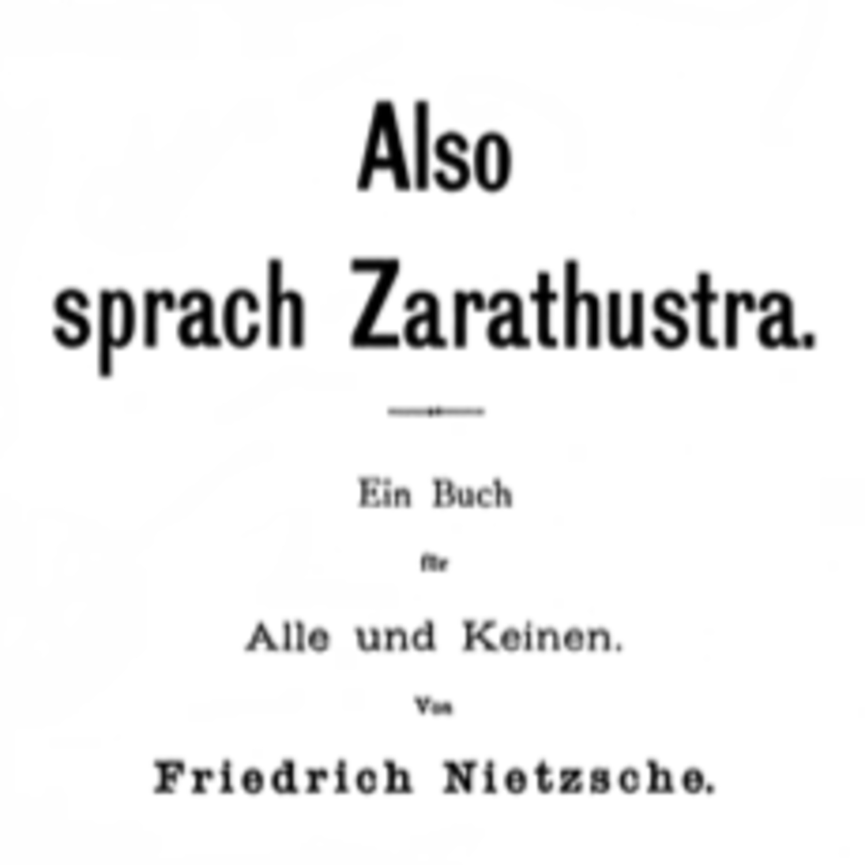 Friedrich Nietzsche Podcast in Deutsch