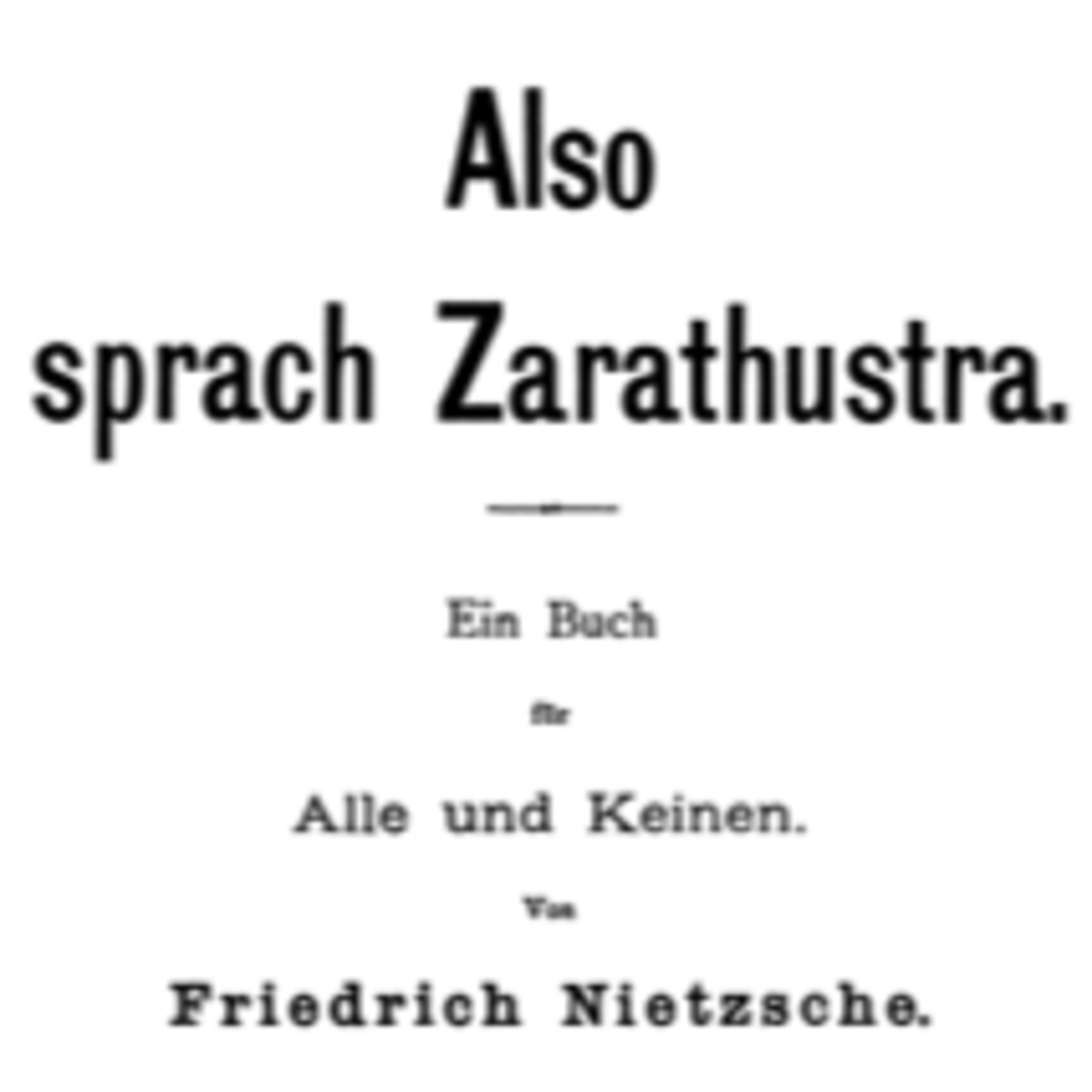 Also sprach Zarathustra - Teil 3 - Kapitel 61 - Die sieben Siegel (Oder: das Ja- und Amen-Lied)  episode artwork