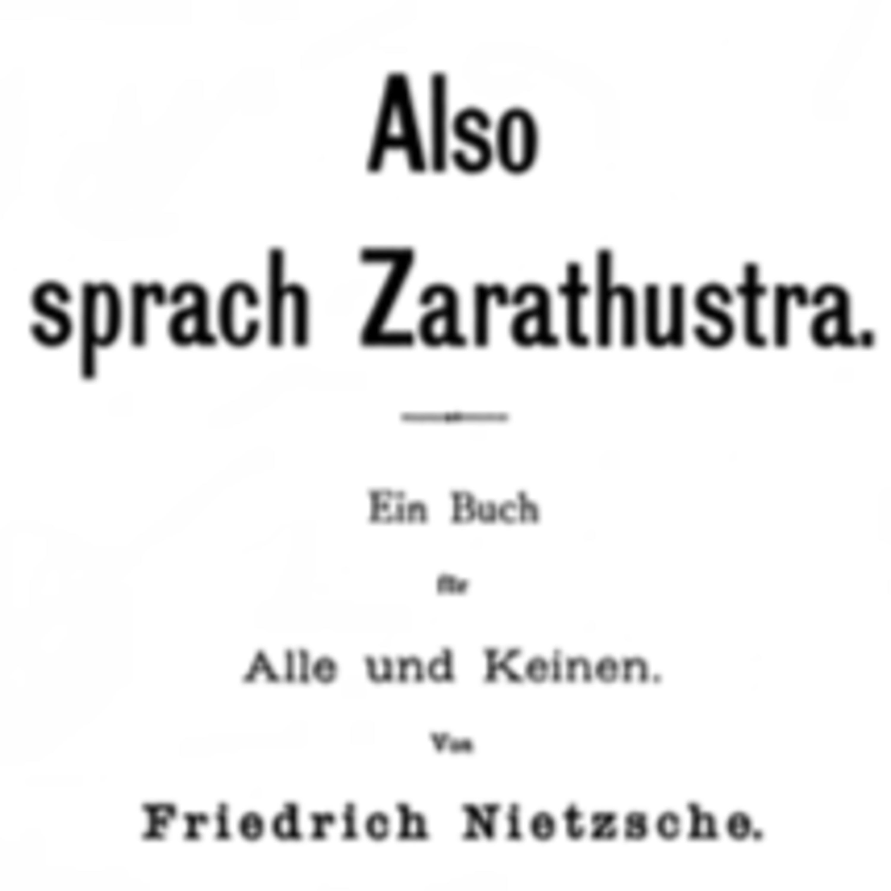 Friedrich Nietzsche Podcast in Deutsch