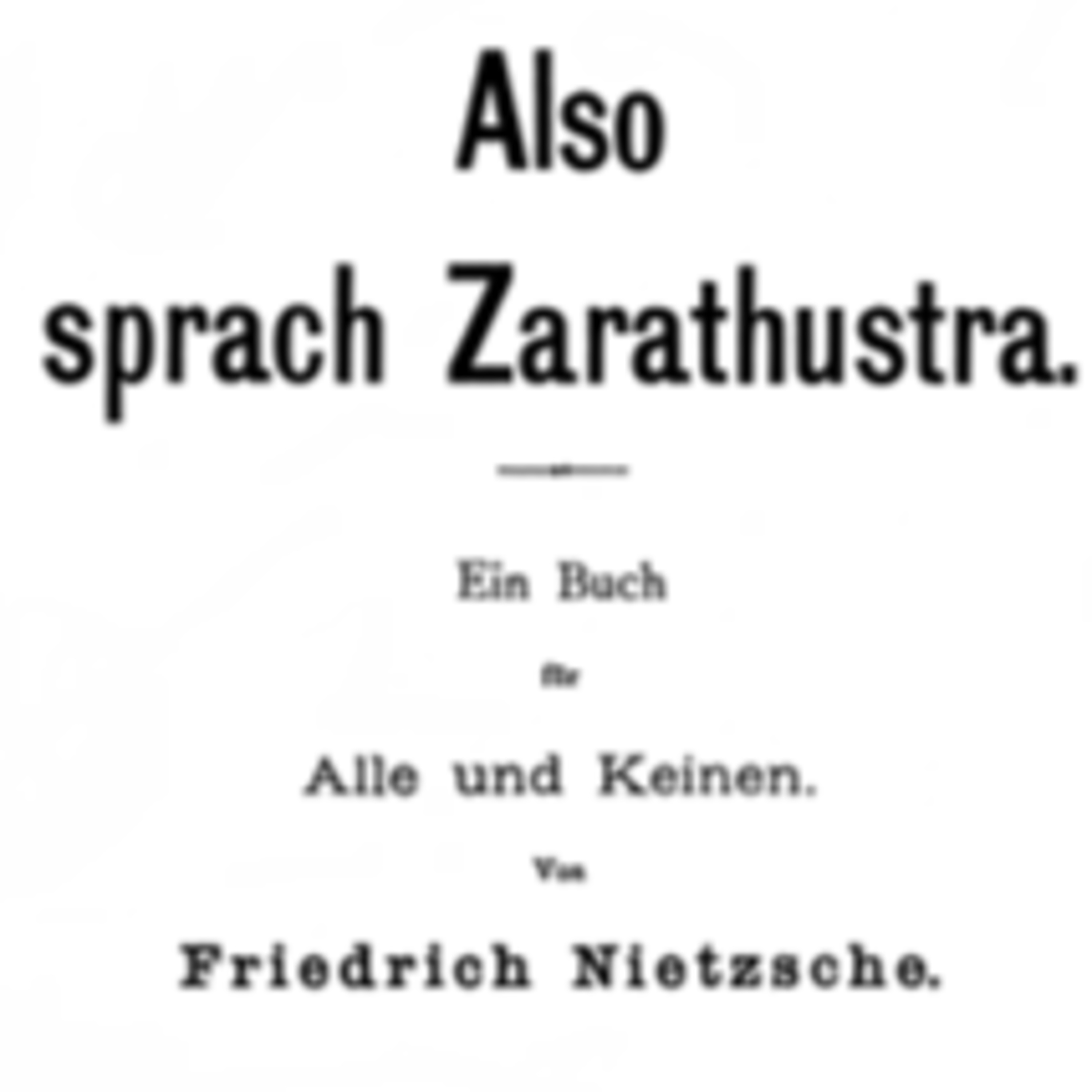 Also sprach Zarathustra - Teil 4 - Kapitel 81 - Das Zeichen episode artwork
