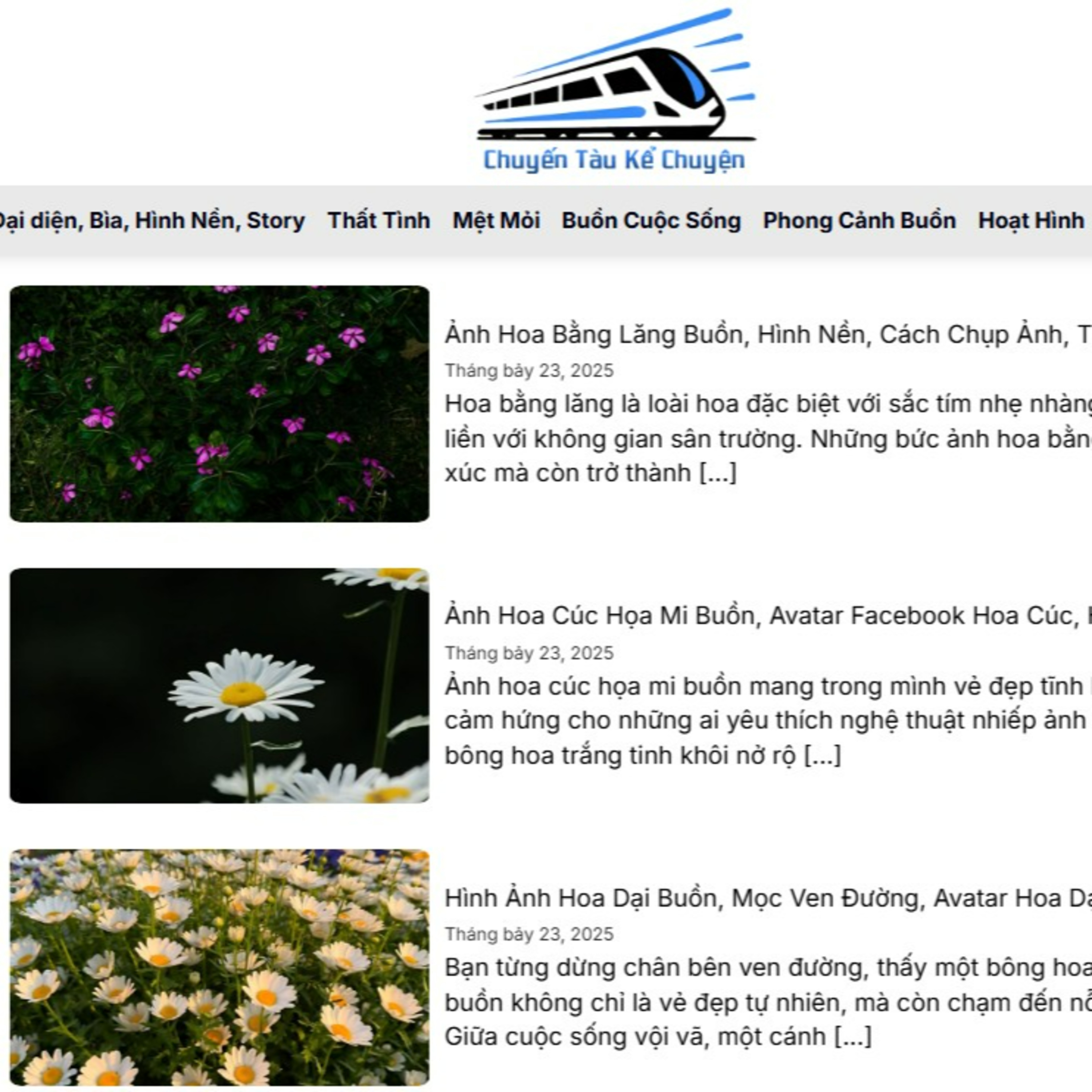 Chuyến Tàu Kể Chuyện | Ảnh Buồn Tâm Trạng