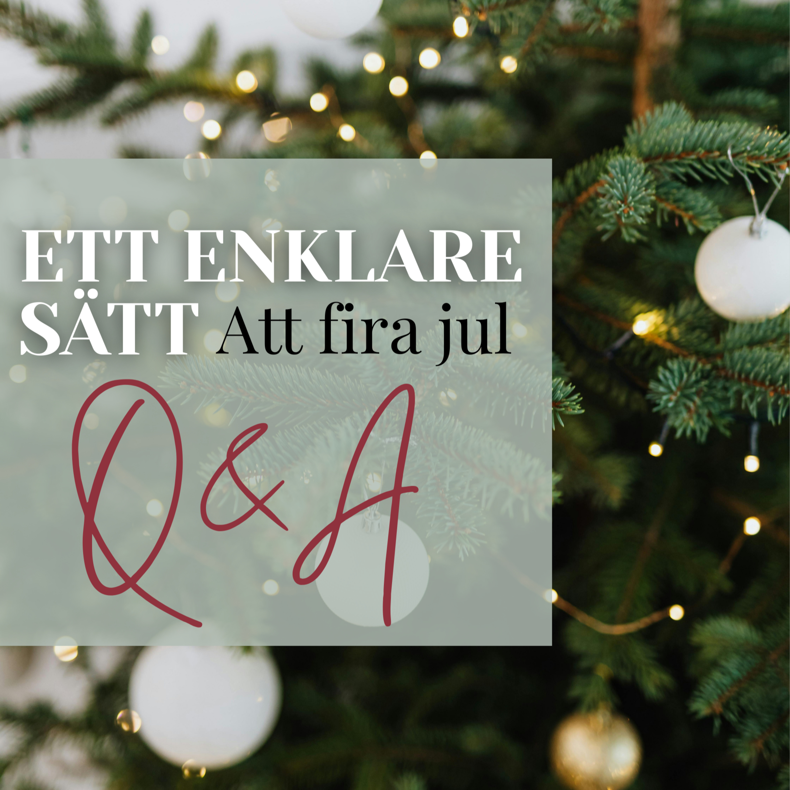 Svar på era frågor kring jul med neurodiversitet episode artwork