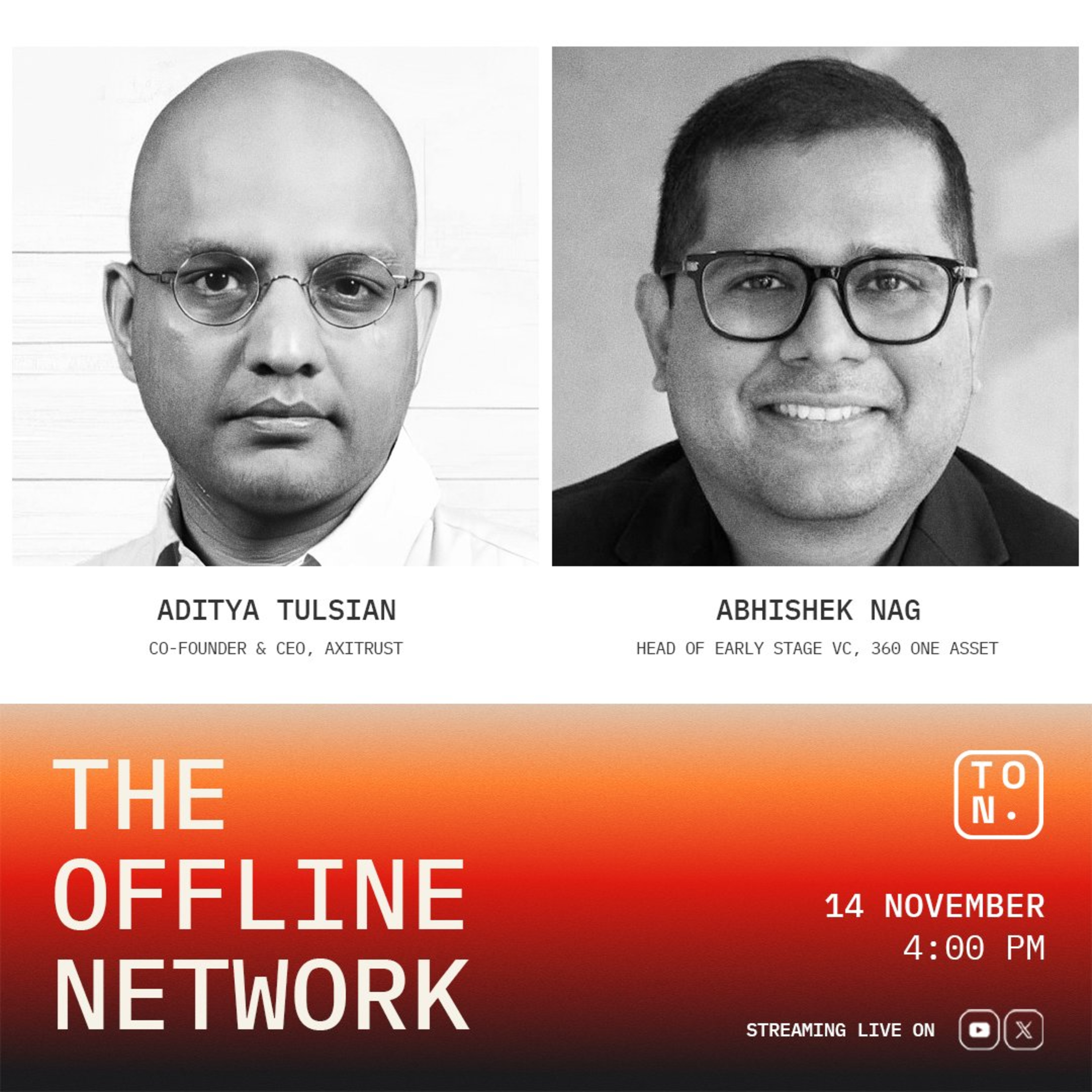 Early Stage Funds & Surety Bonds | Aditya Tulsian (axiTrust) | Abhishek Nag (360 ONE Asset) | Episode 28 episode artwork