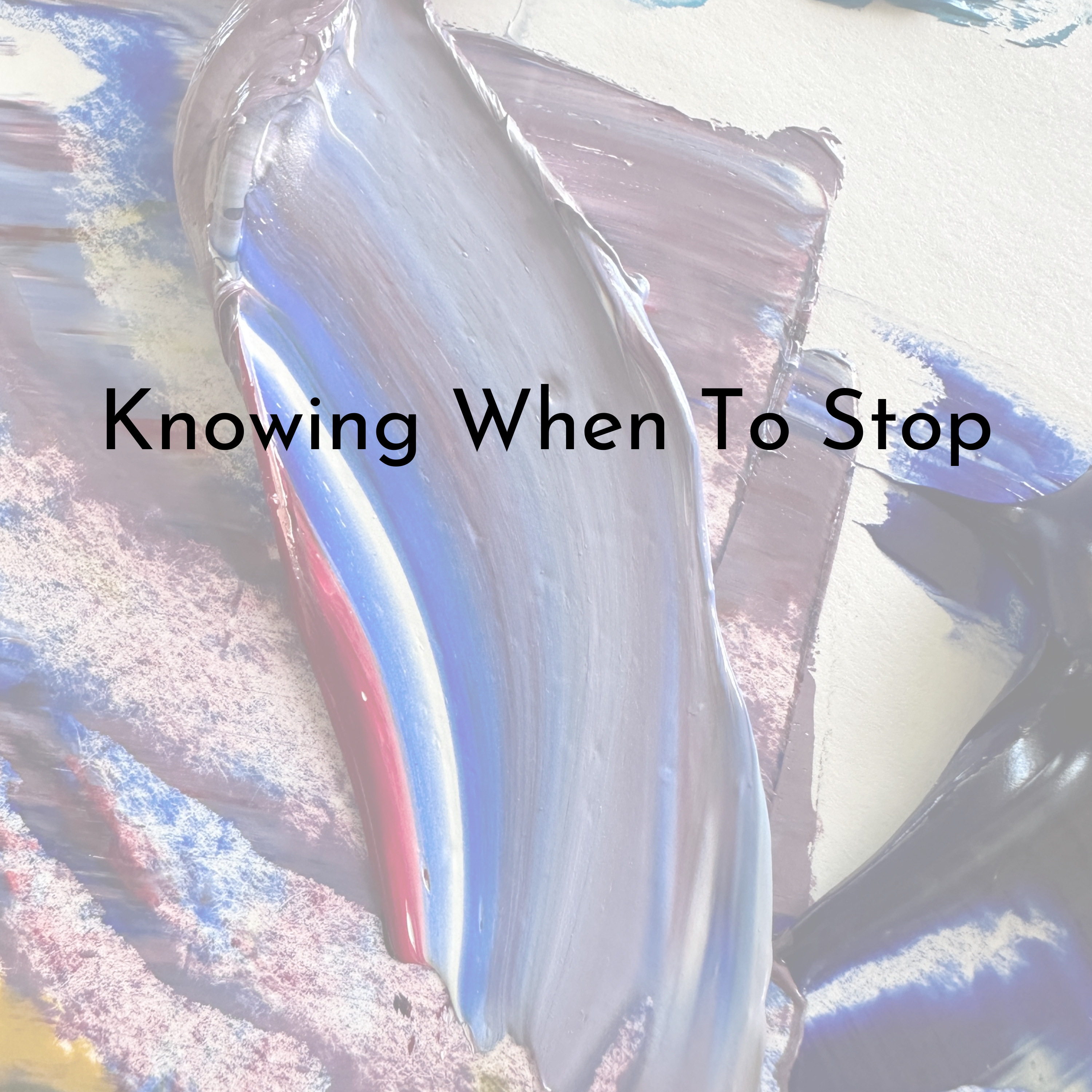 Knowing When to Stop episode artwork
