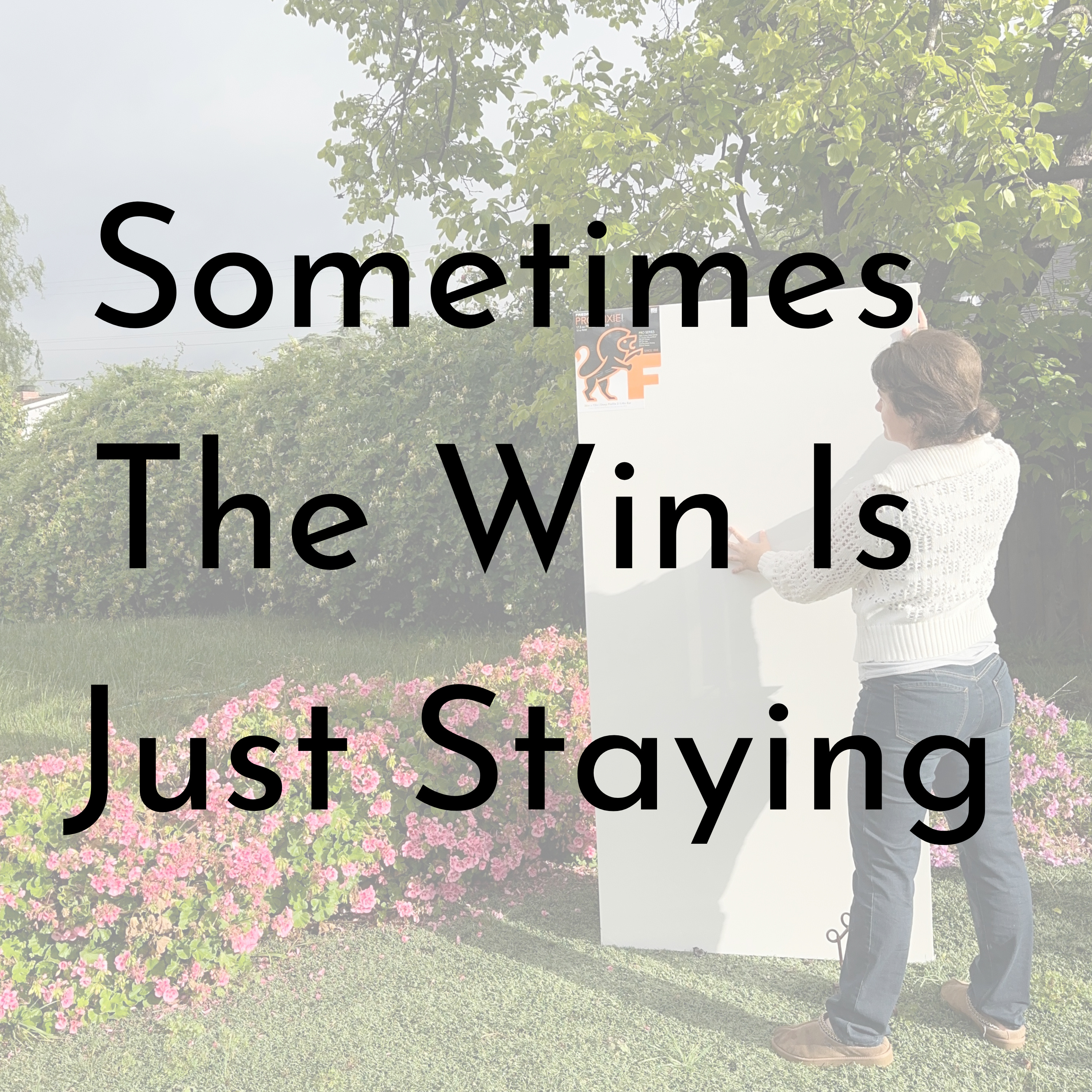 Sometimes the Win Is Just Staying episode artwork