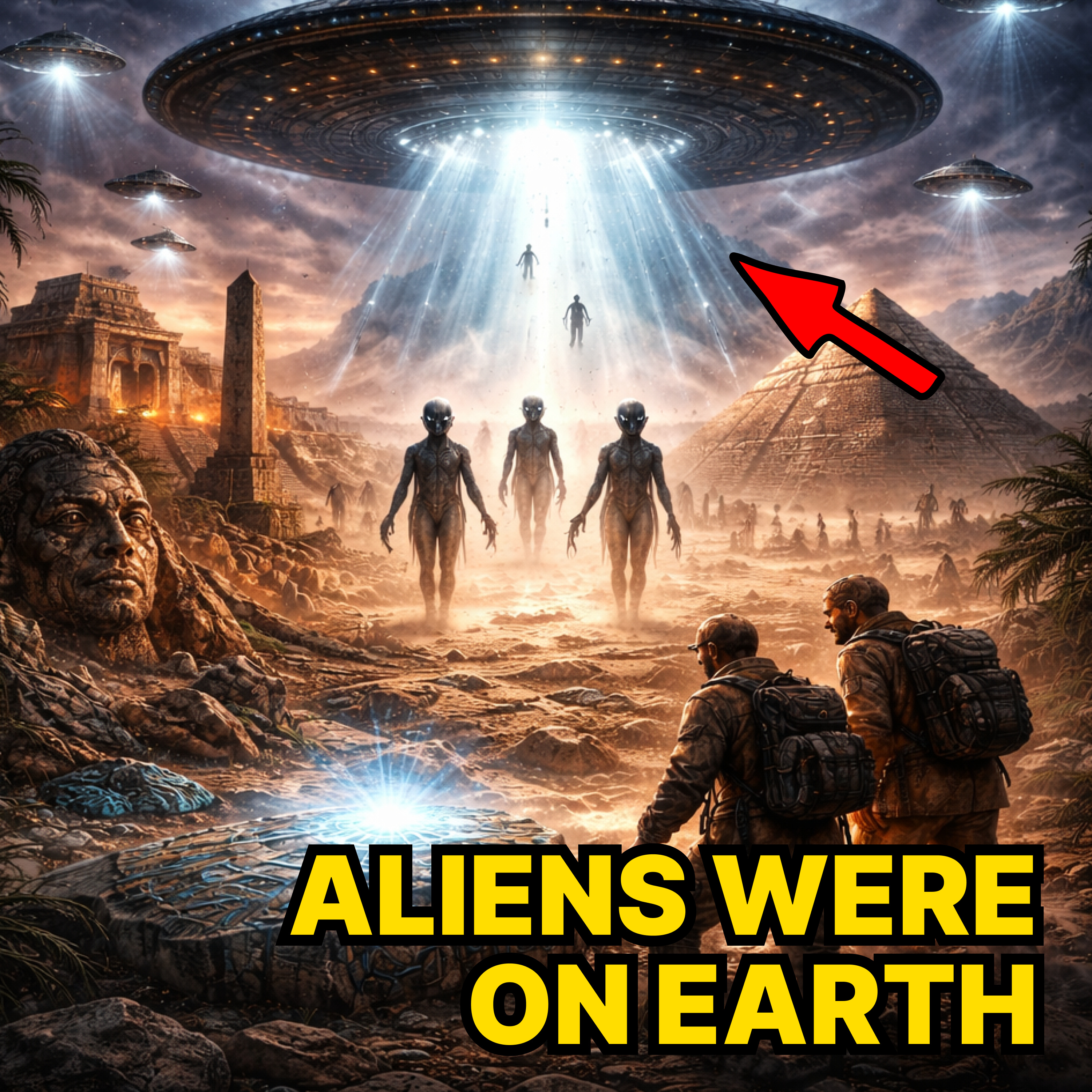  Evidence of Early Alien Contact with Earth. Ancient Aliens episode artwork