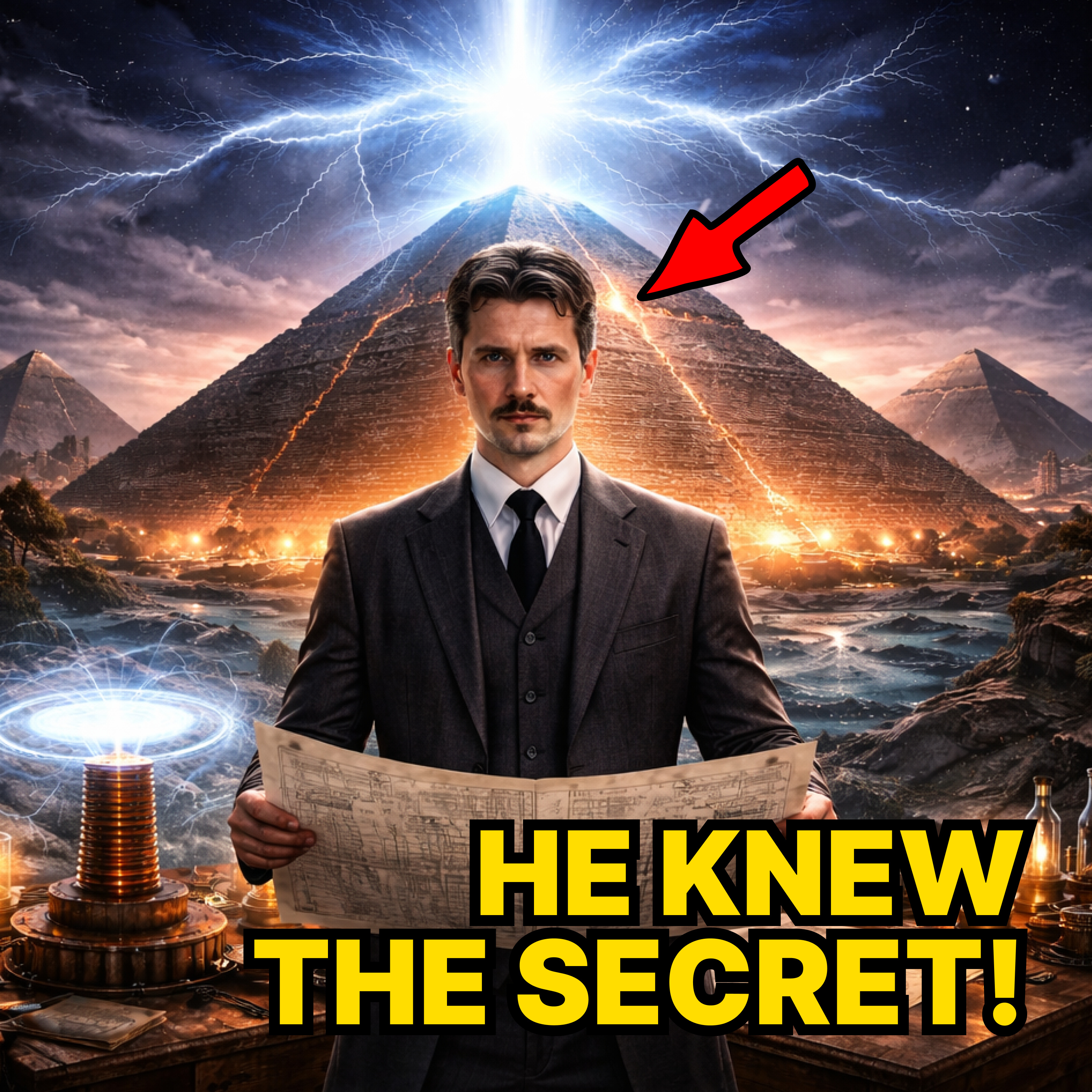 TESLA KNEW the Secret of the Great Pyramid — Unlimited Energy to Power the World episode artwork