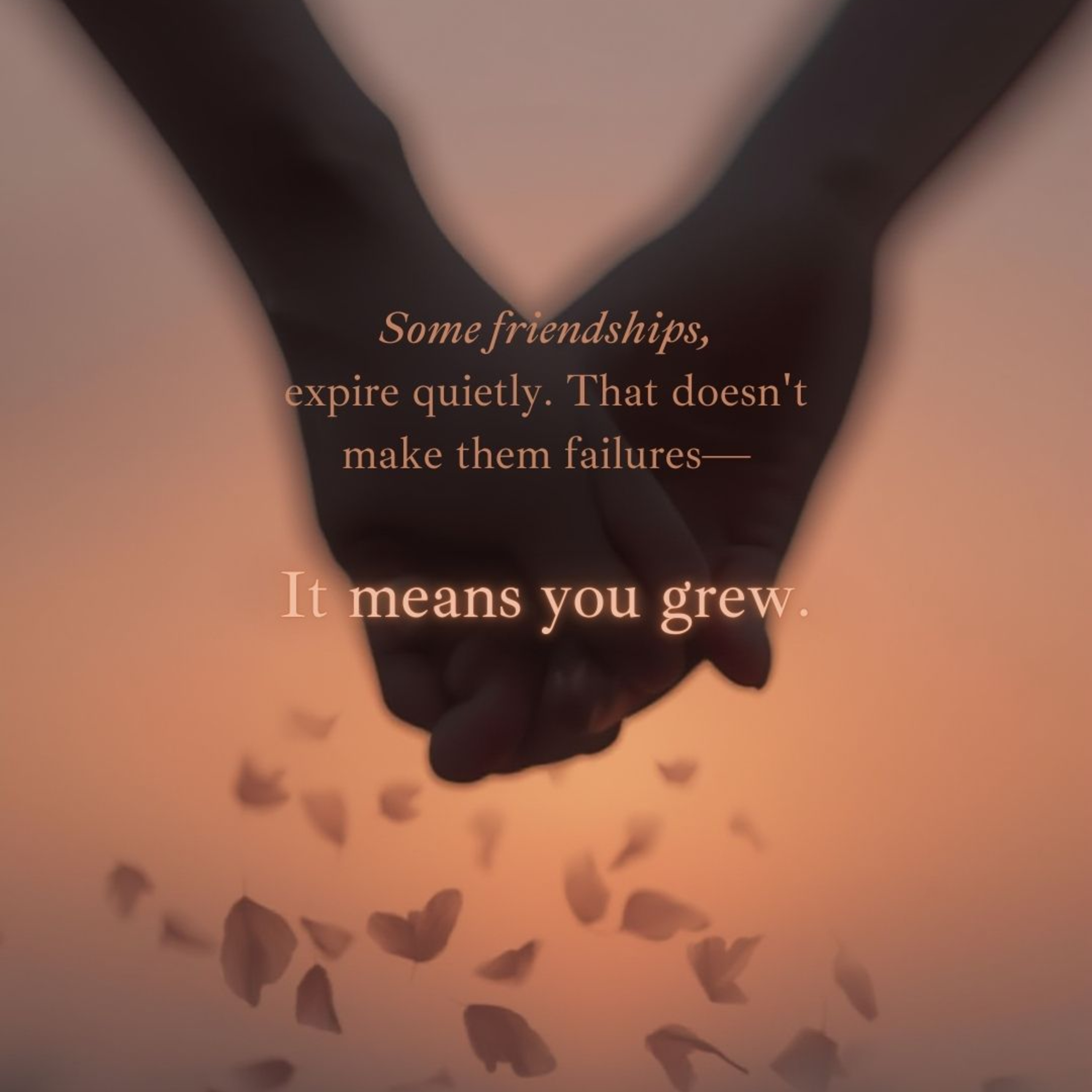 "Some Friendships Expire—And That's Growth" episode artwork