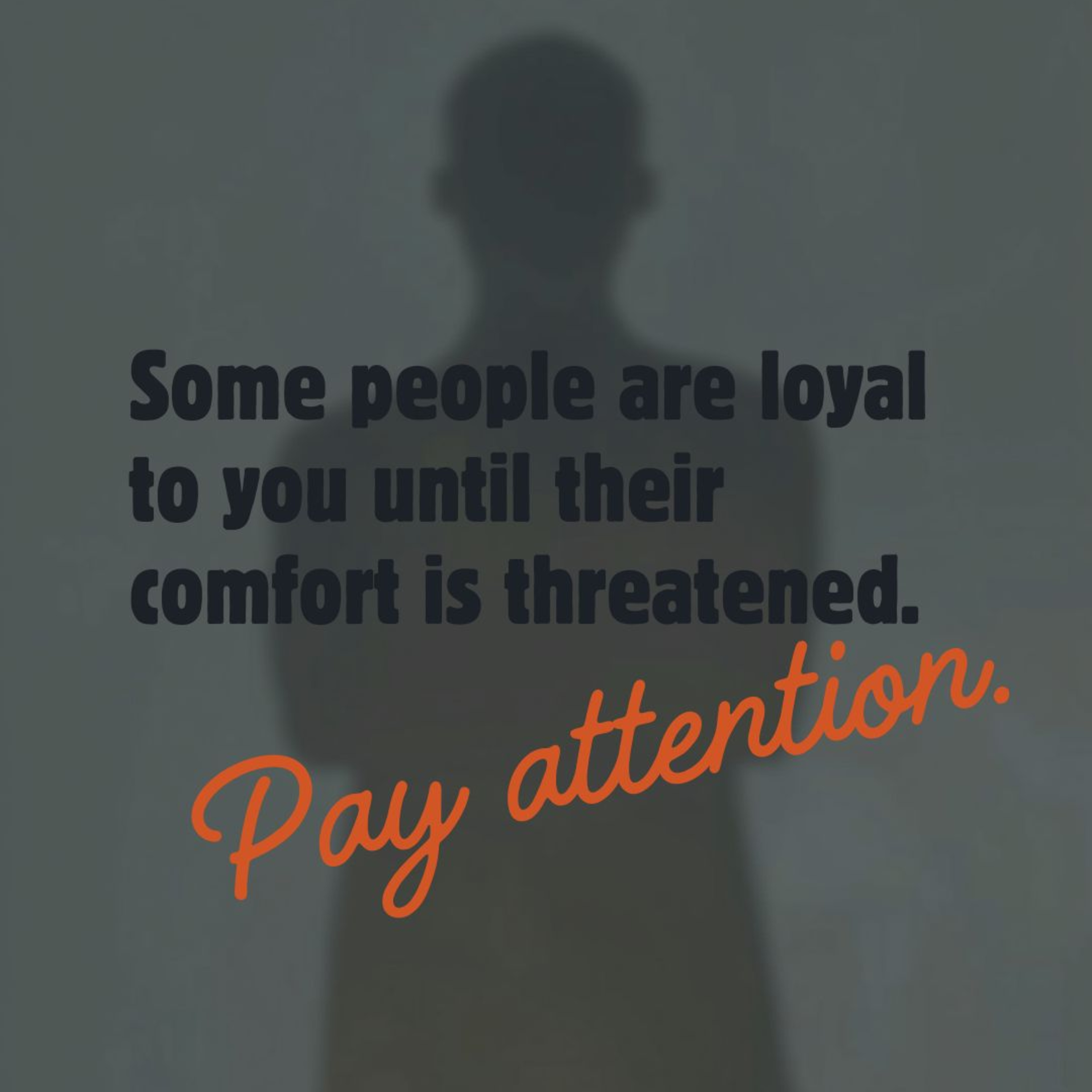 "Loyalty Until Comfort Is Threatened" episode artwork