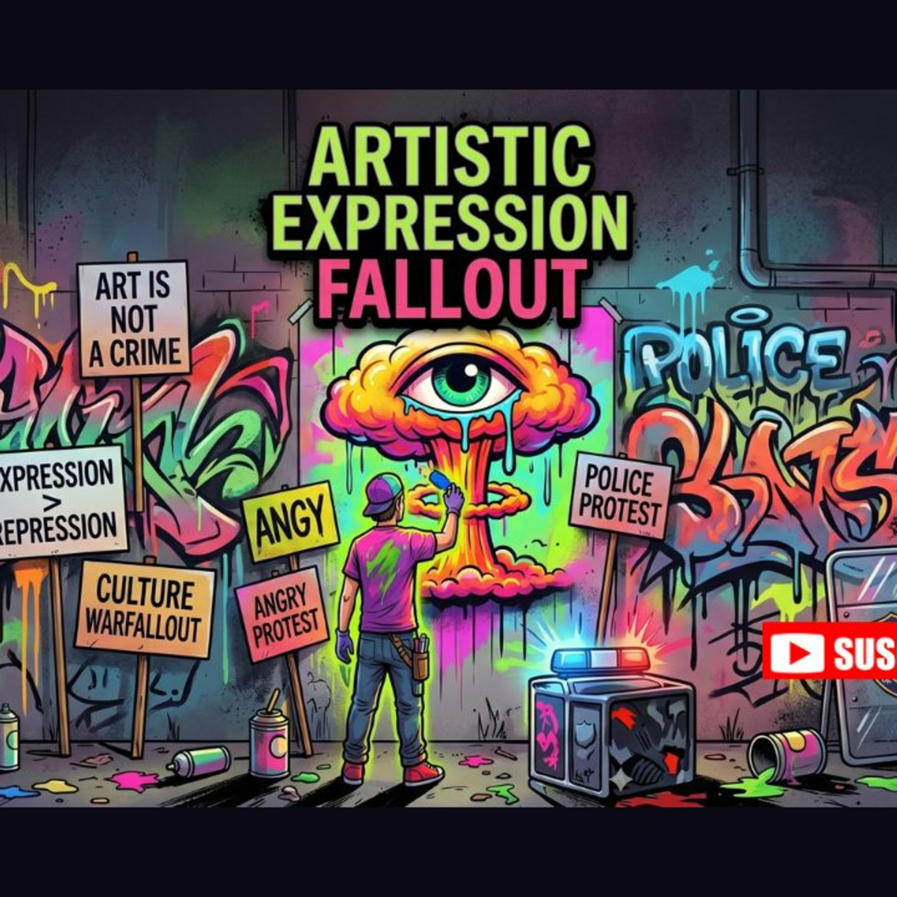 Artistic Expression Fallout S4E4 episode artwork