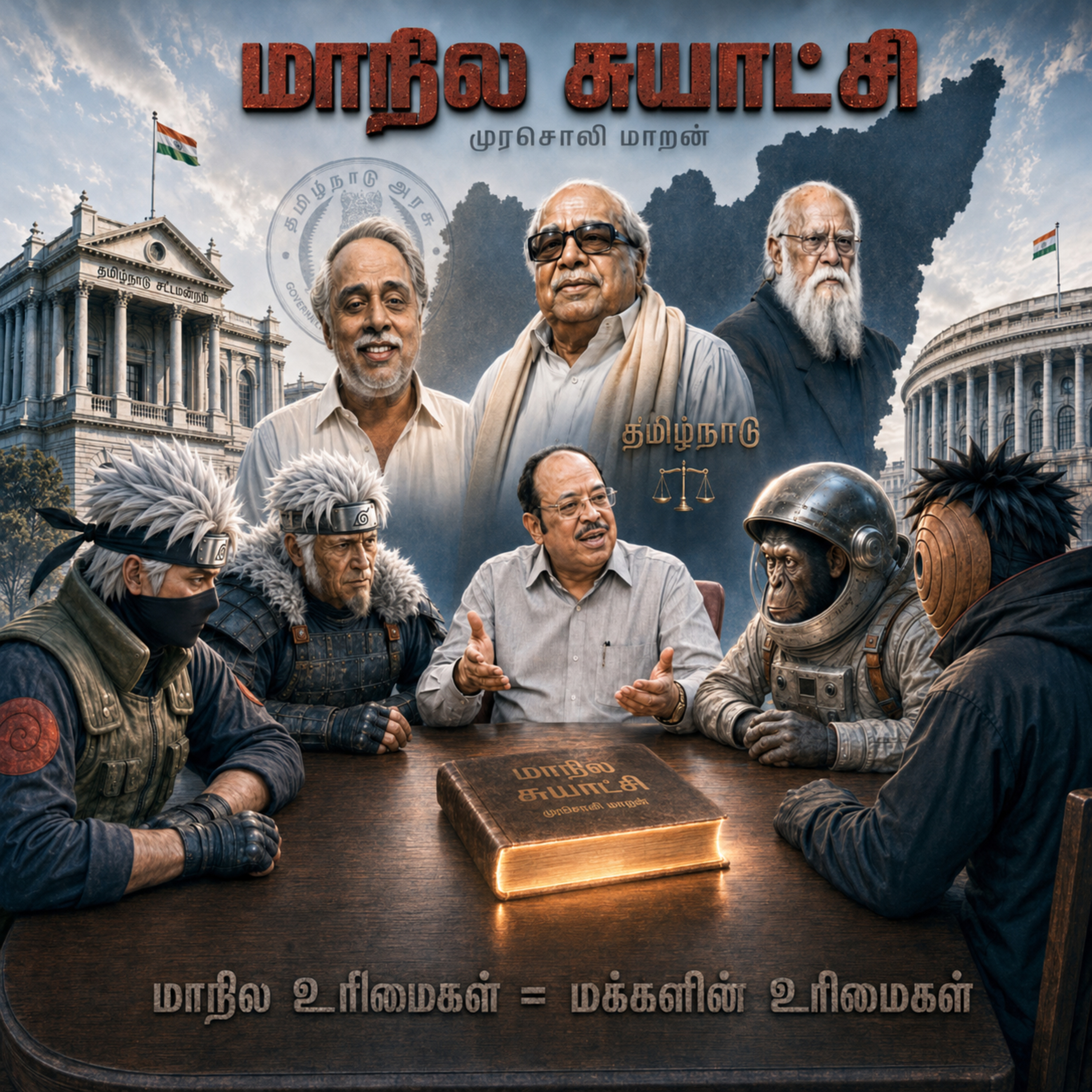 S01E19 :மாநில சுயாட்சி (State Autonomy) t. Tobirama Senju,Kakashi Hatake, Mankatha Mani & Space Monkey.