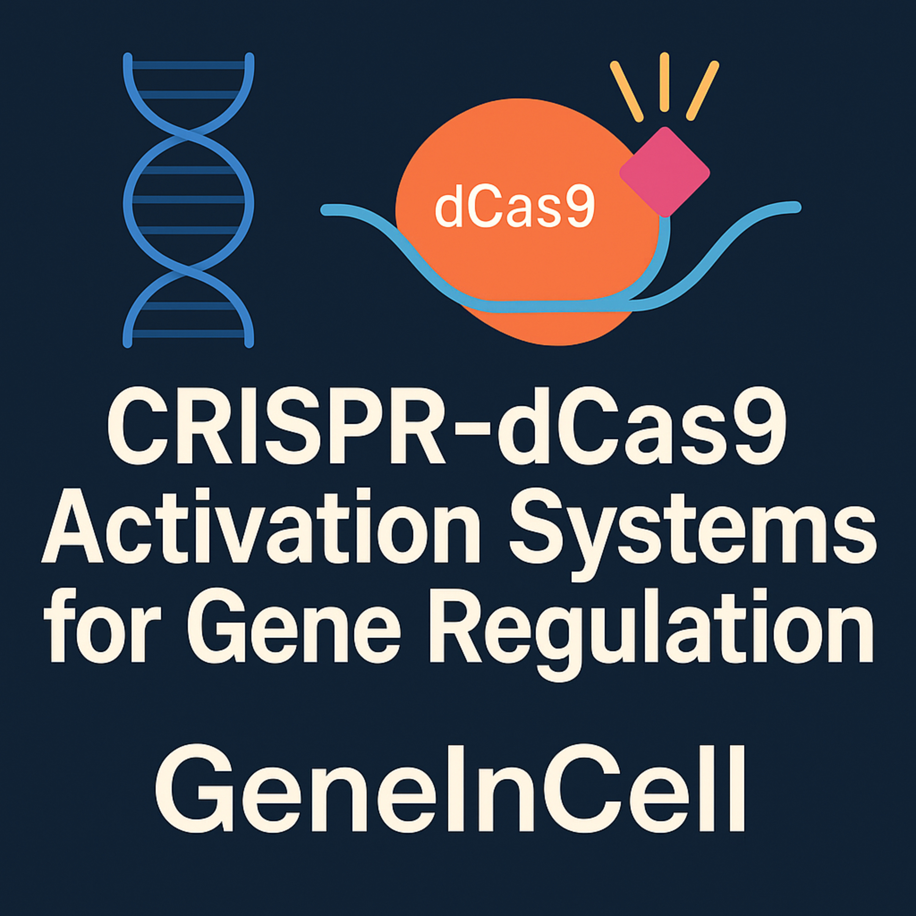 🧬 CRISPR dCas9 Activation Systems for Gene Regulation | GeneInCell | 2025 episode artwork
