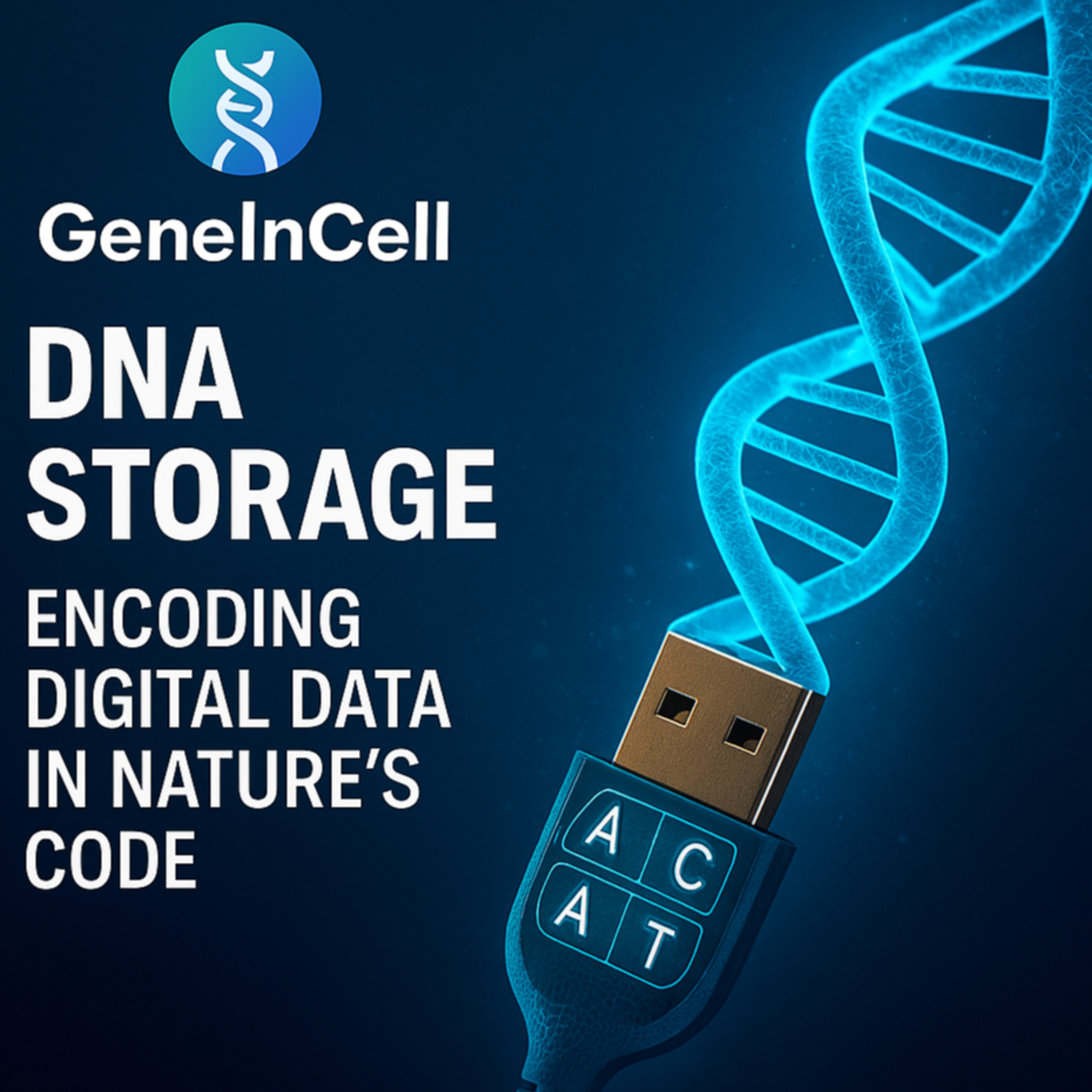 DNA Storage: Encoding Digital Data in Nature's Code | GeneInCell episode artwork