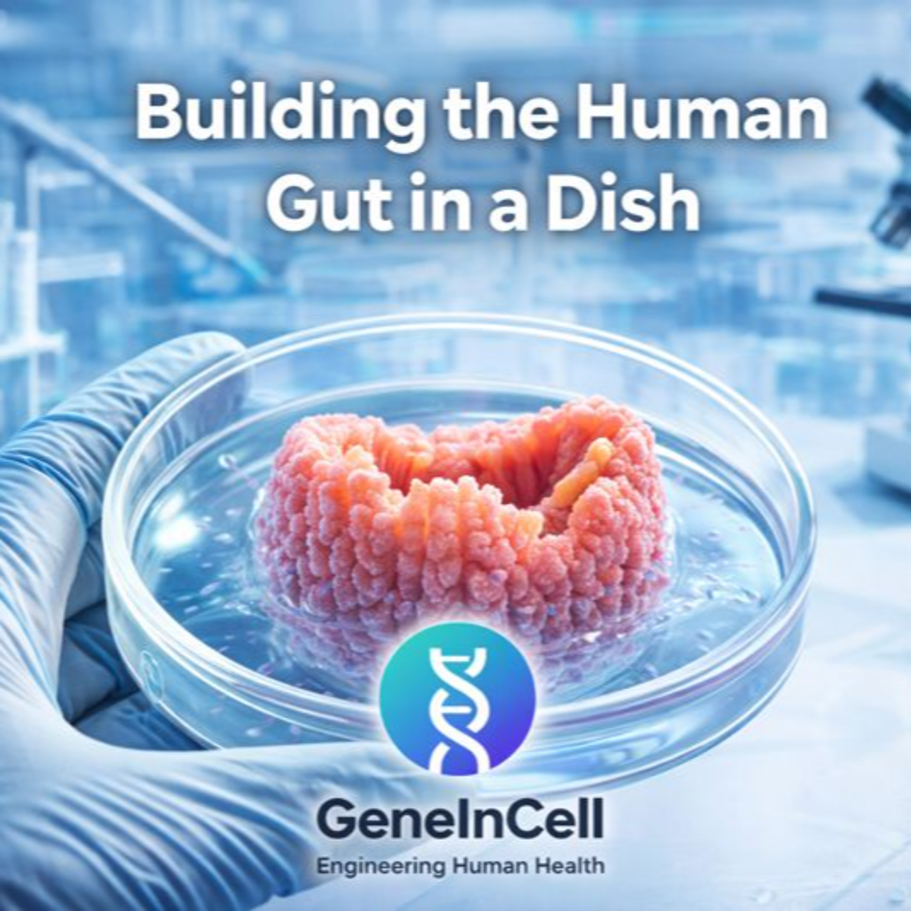 Building the Human Gut in a Dish From Pluripotent Stem Cells | GeneInCell | 2026 episode artwork