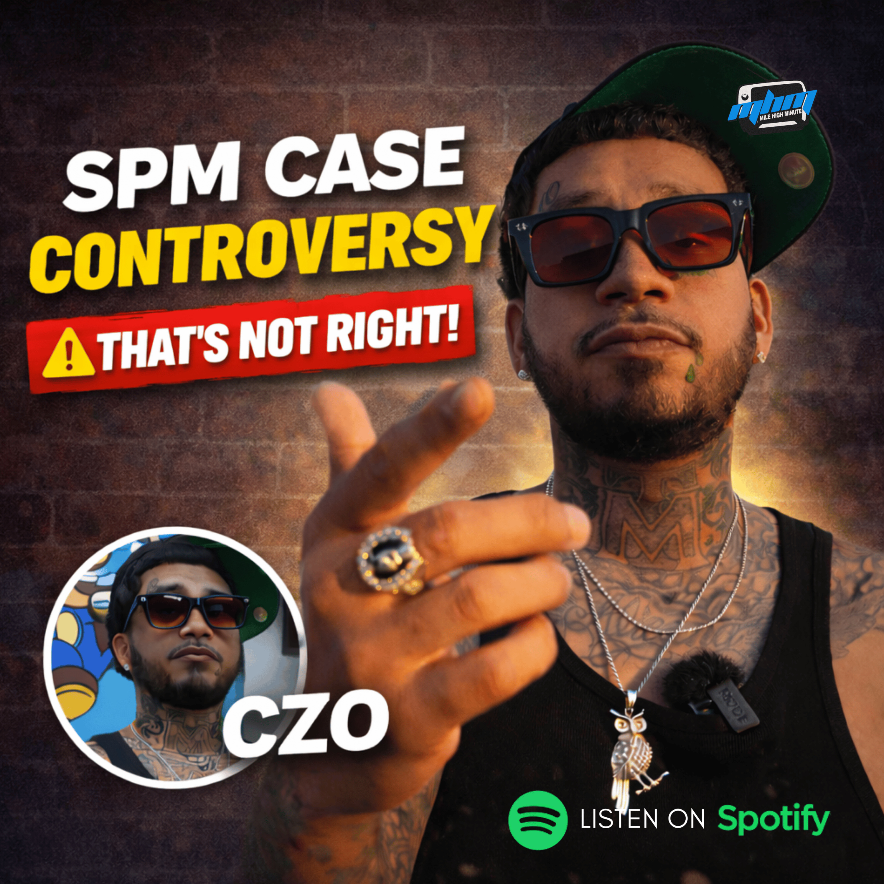 Fort Worth Rapper CZO Interview on Texas Hip-Hop, SPM Controversy, Street Culture, Trailer Park Life & Mexican American Rappers | "A Lot of People Look Past SPM’s Cases That’s Not Right" episode artwork