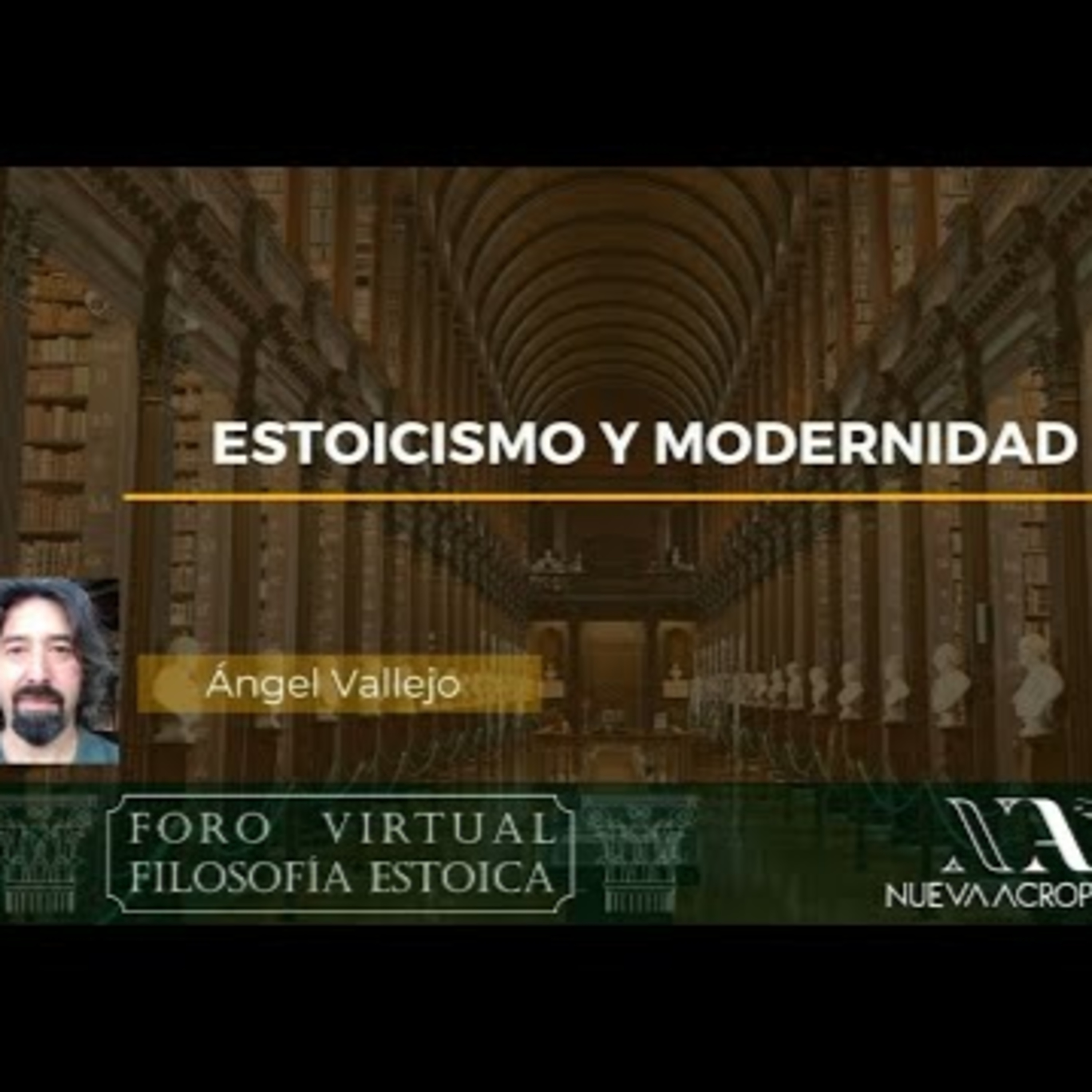 Estoicismo y modernidad. Ángel Vallejo