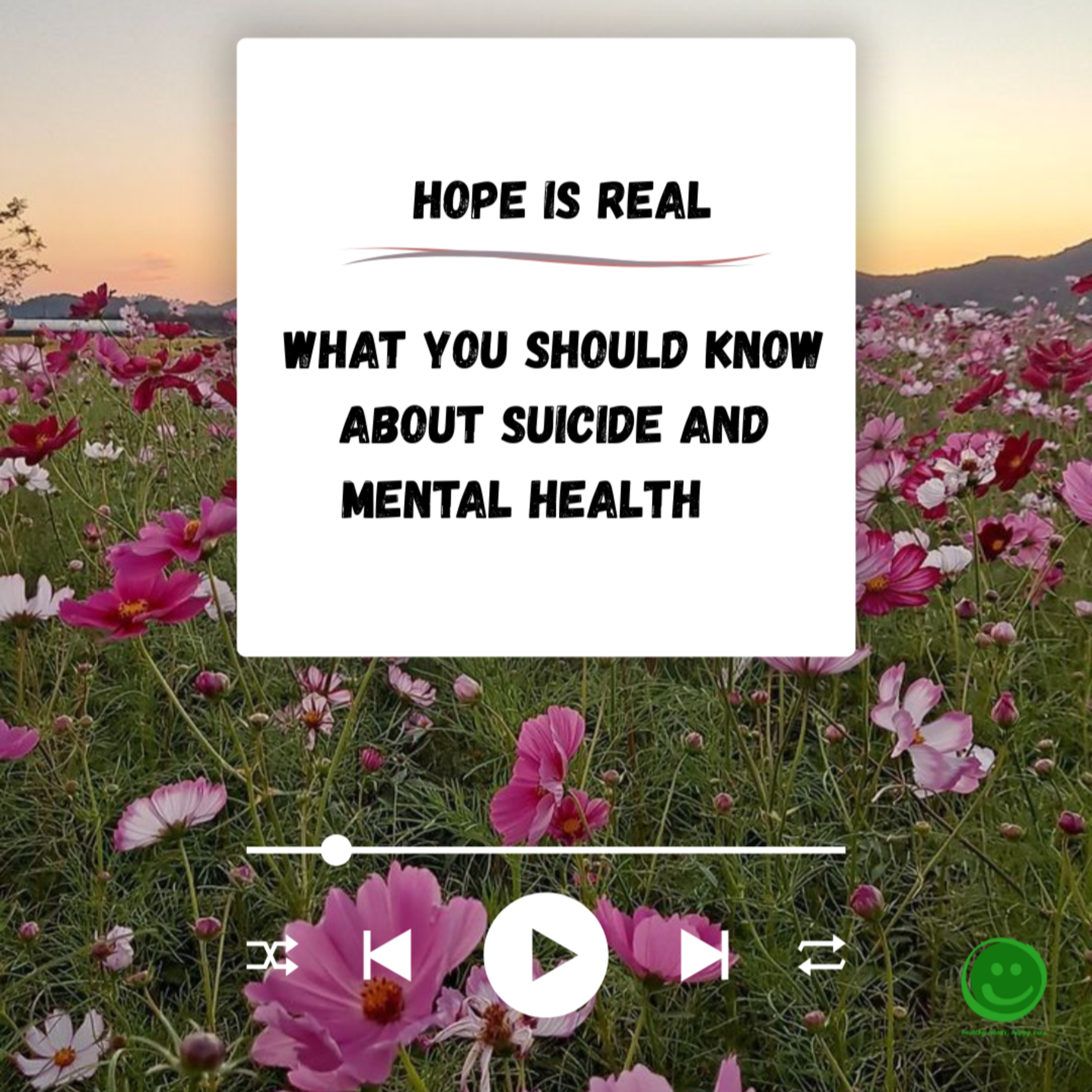 Hope is Real- what you should know about suicide and mental health  episode artwork