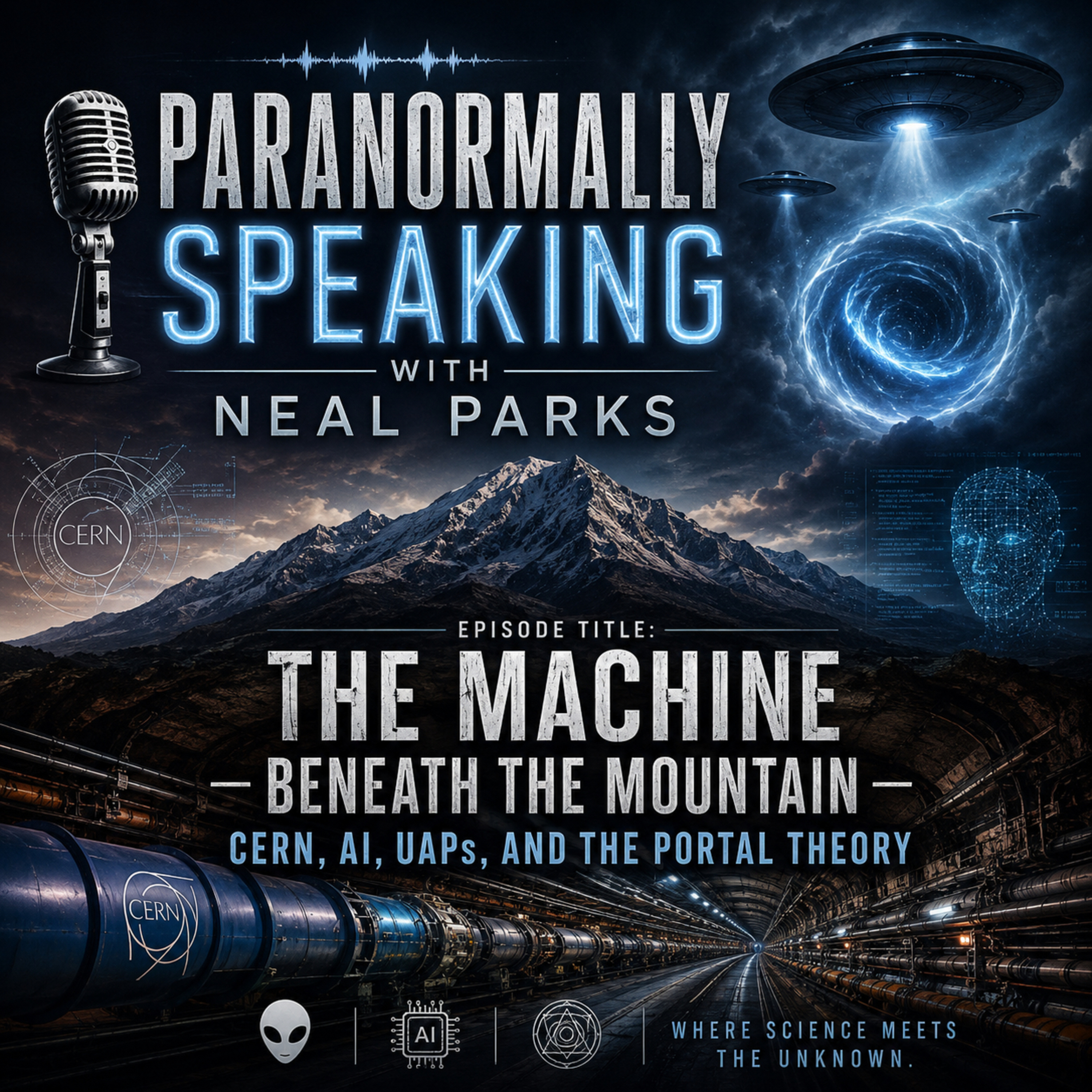 CERN, AI, UAPs, and the Portal Theory: The Machine Beneath the Mountain