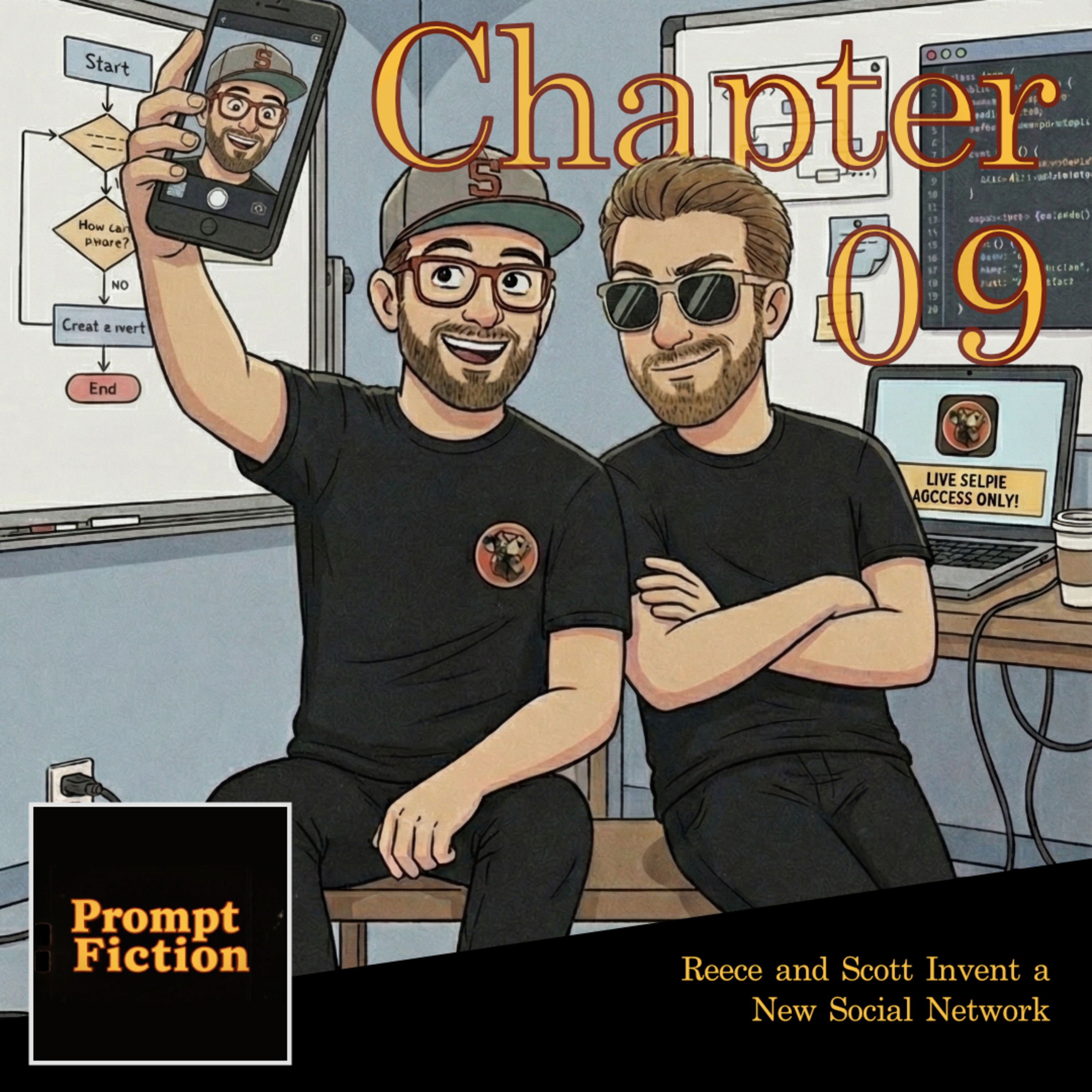 Chapter 09 - Reece and Scott Invent a New Social Network artwork