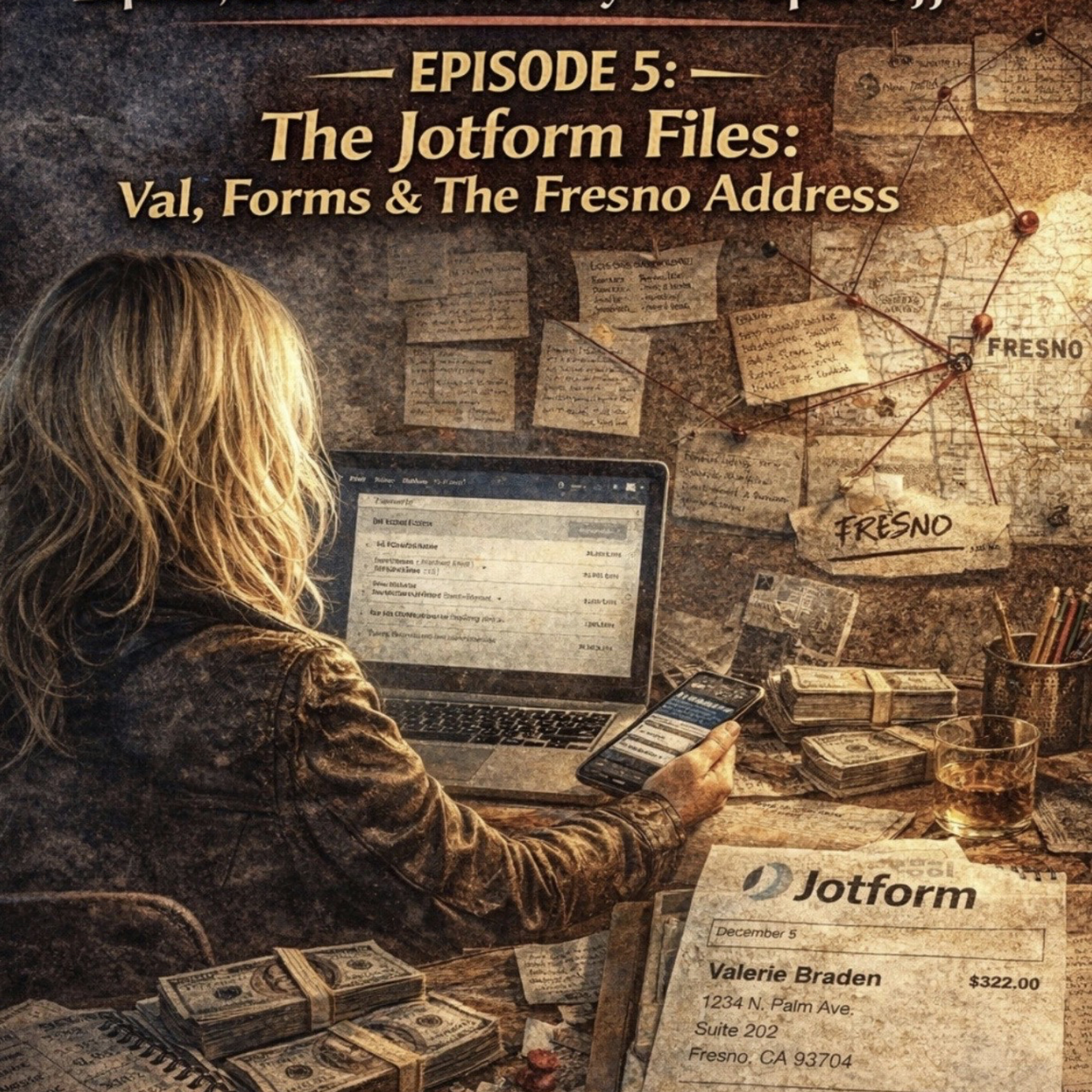 Season 5 – Episode 5: “The Jotform Files: Val, Forms & the Fresno Address” Summary episode artwork