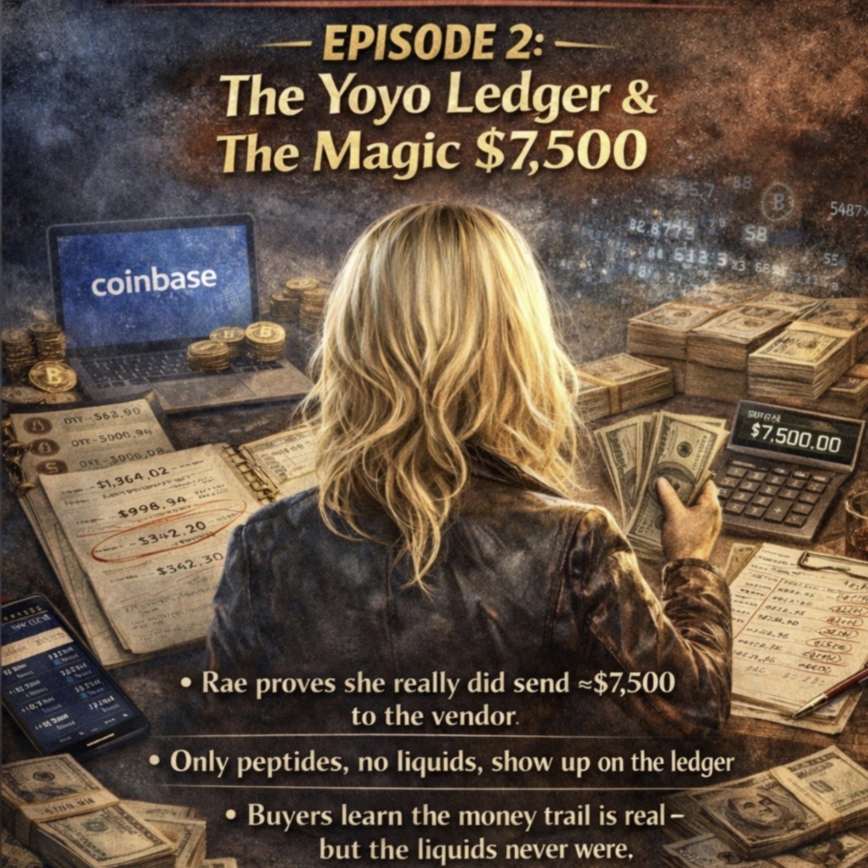 Season 5: Liquids, Lies & The Holiday Heist Spin Off Episode 2: “The Yoyo Ledger & The Magic $7,500”  episode artwork